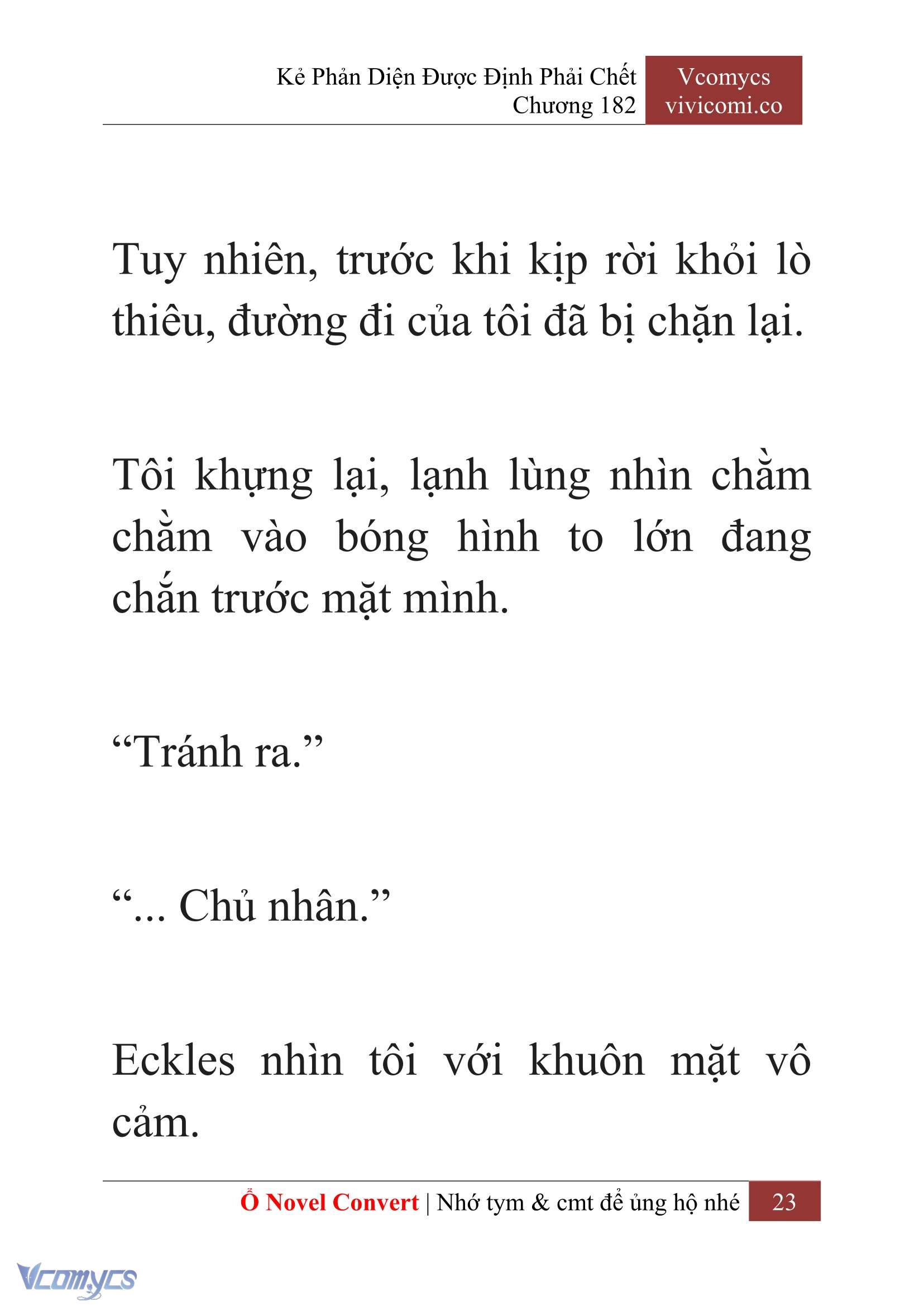 [Novel] Kẻ Phản Diện Được Định Phải Chết Chap 182 - Trang 2