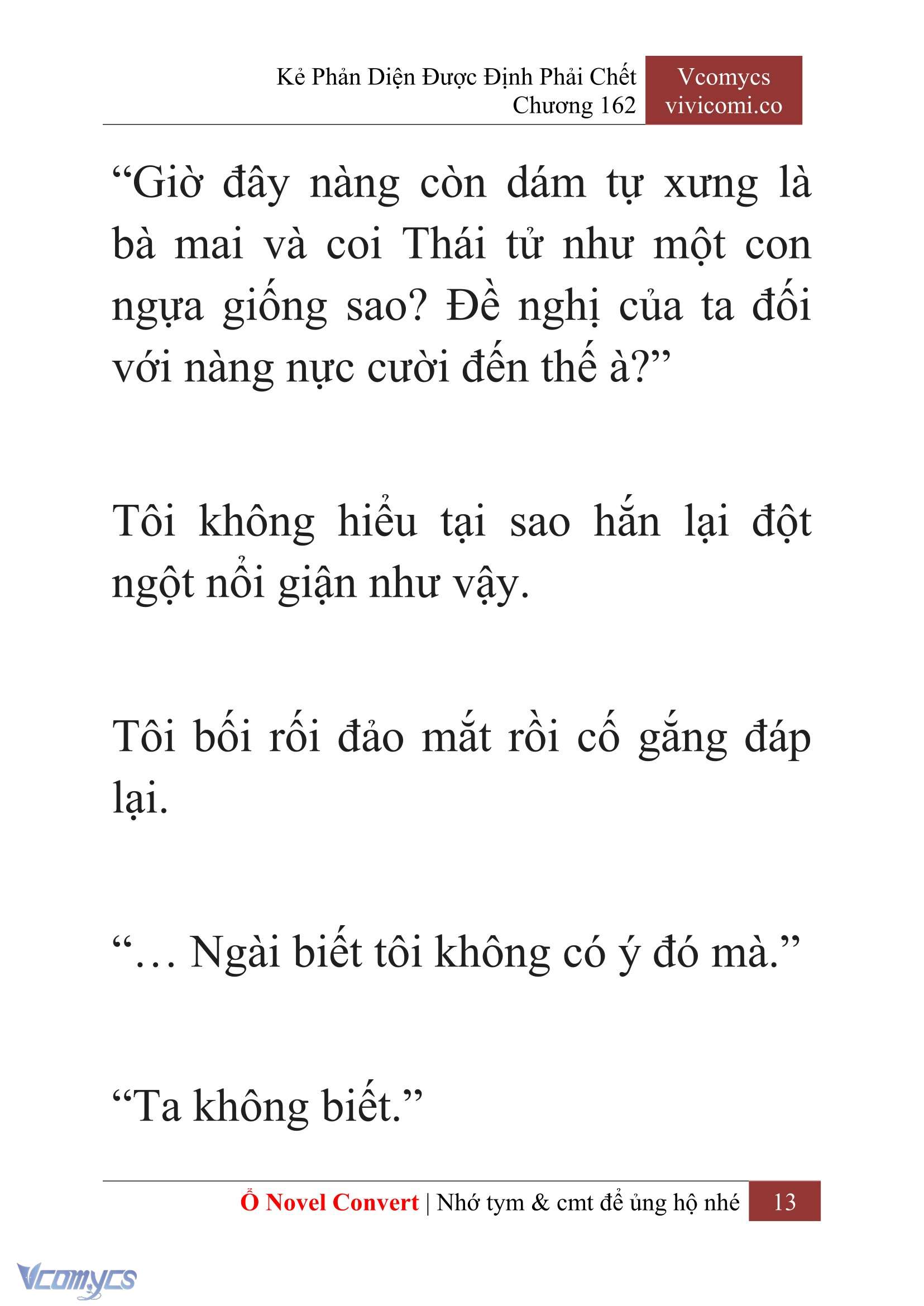[Novel] Kẻ Phản Diện Được Định Phải Chết Chap 162 - Next Chap 163
