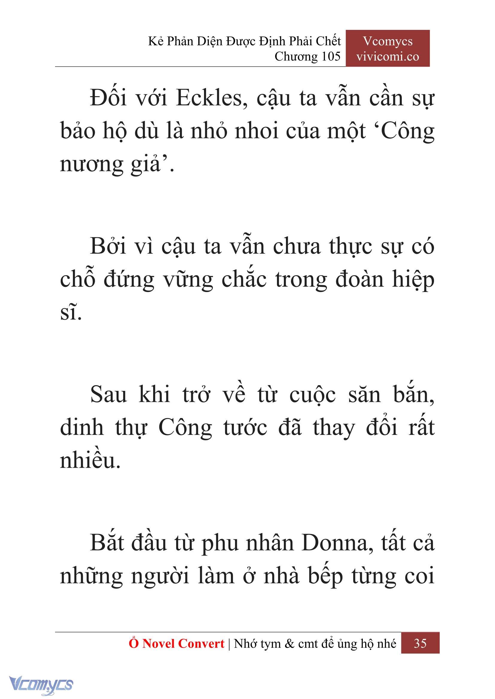 [Novel] Kẻ Phản Diện Được Định Phải Chết Chap 105 - Next Chap 106