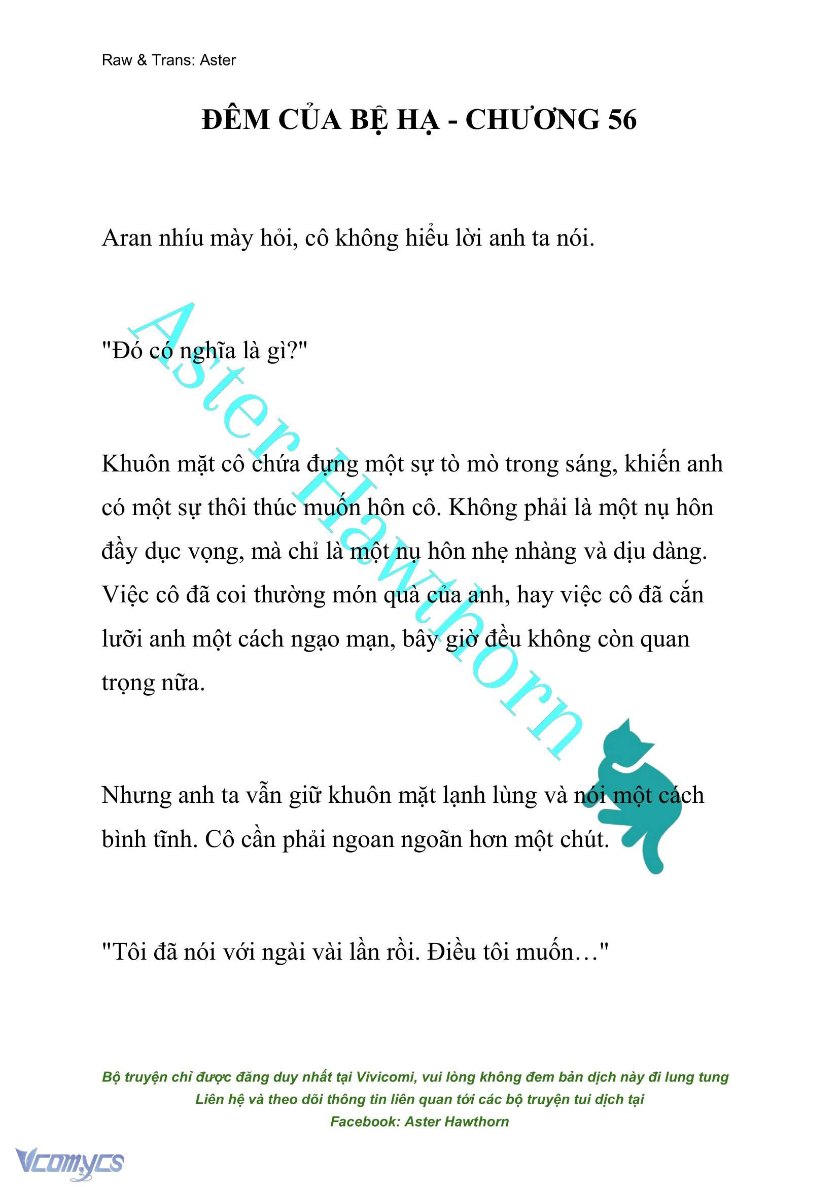 [NOVEL] Đêm Của Bệ Hạ Chap 56 - Next Chap 57