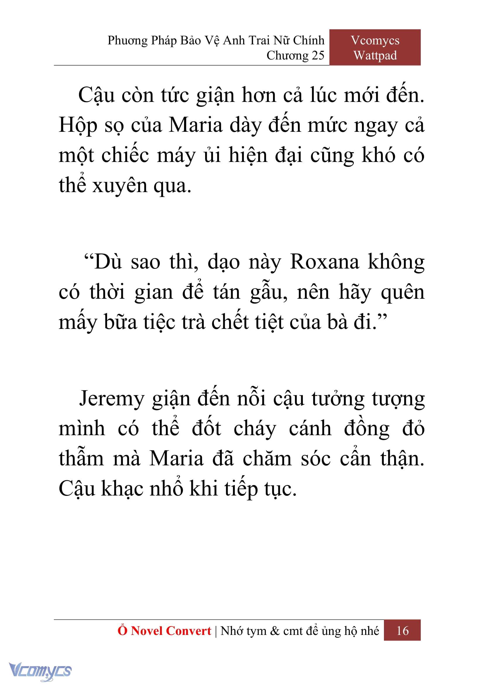 [Novel] Phương Pháp Bảo Vệ Anh Trai Nữ Chính Chap 25 - Trang 2