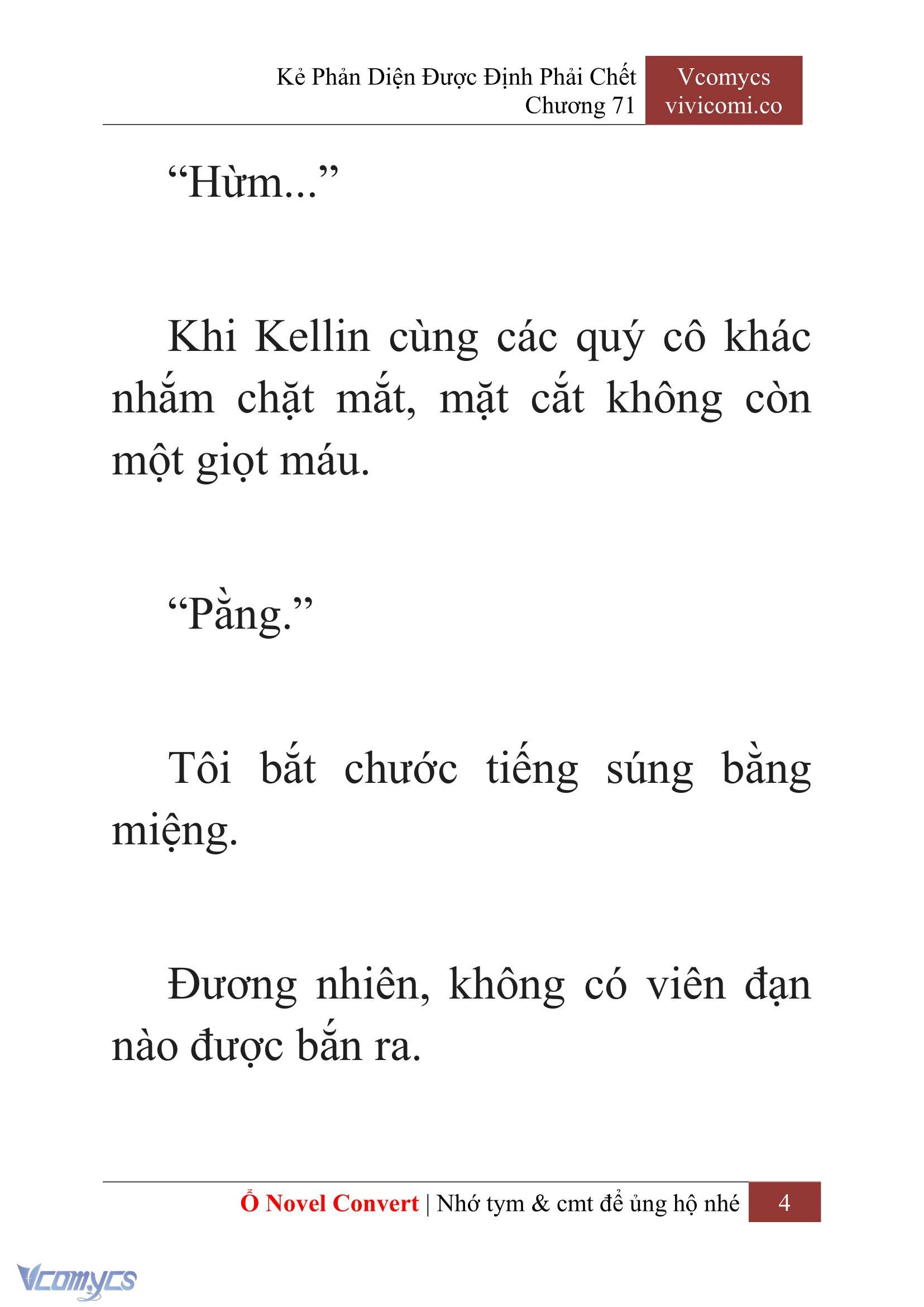 [Novel] Kẻ Phản Diện Được Định Phải Chết Chap 71 - Trang 2