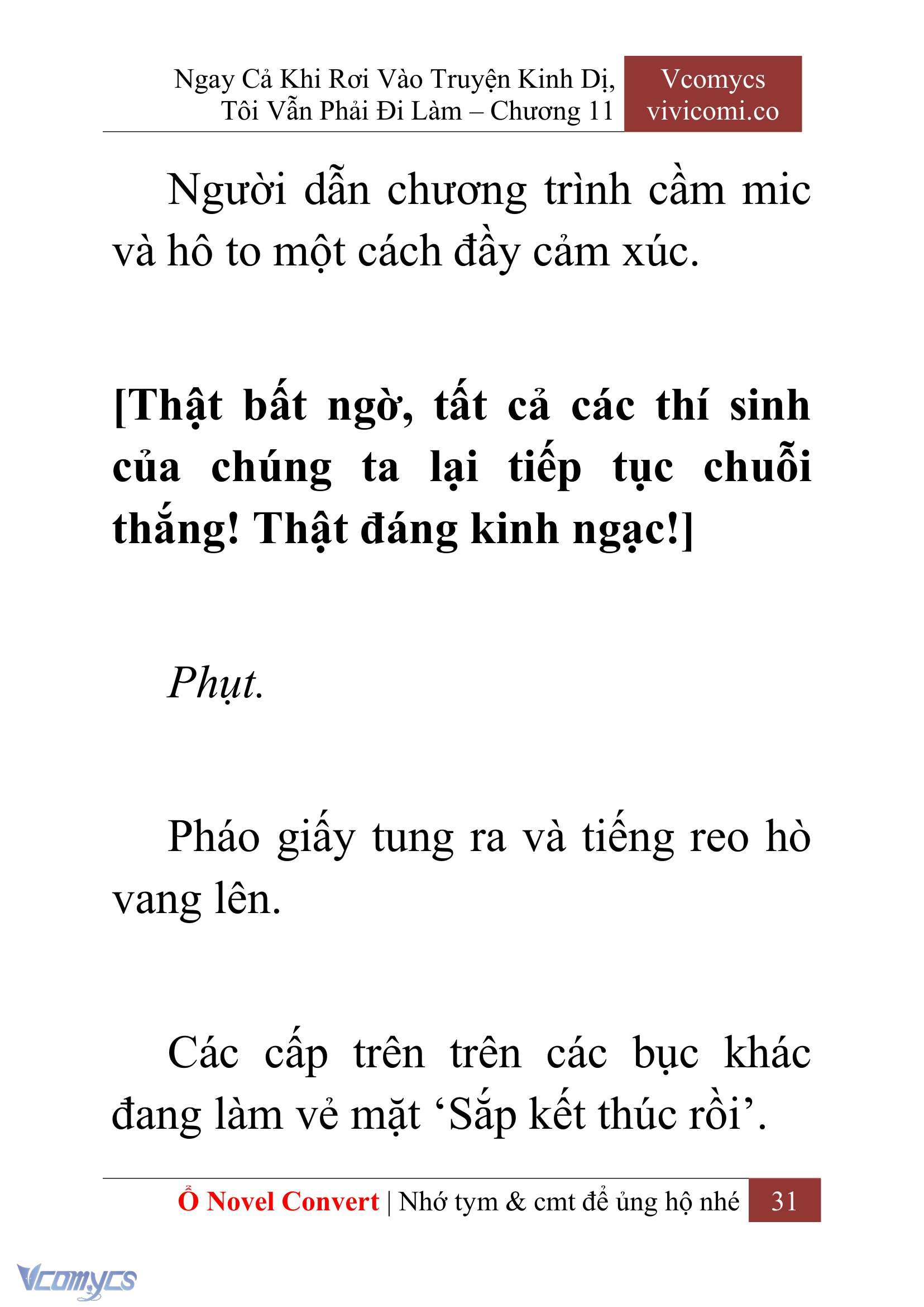 [Novel] Ngay Cả Khi Rơi Vào Truyện Kinh Dị, Tôi Vẫn Phải Đi Làm Chap 11 - Trang 2