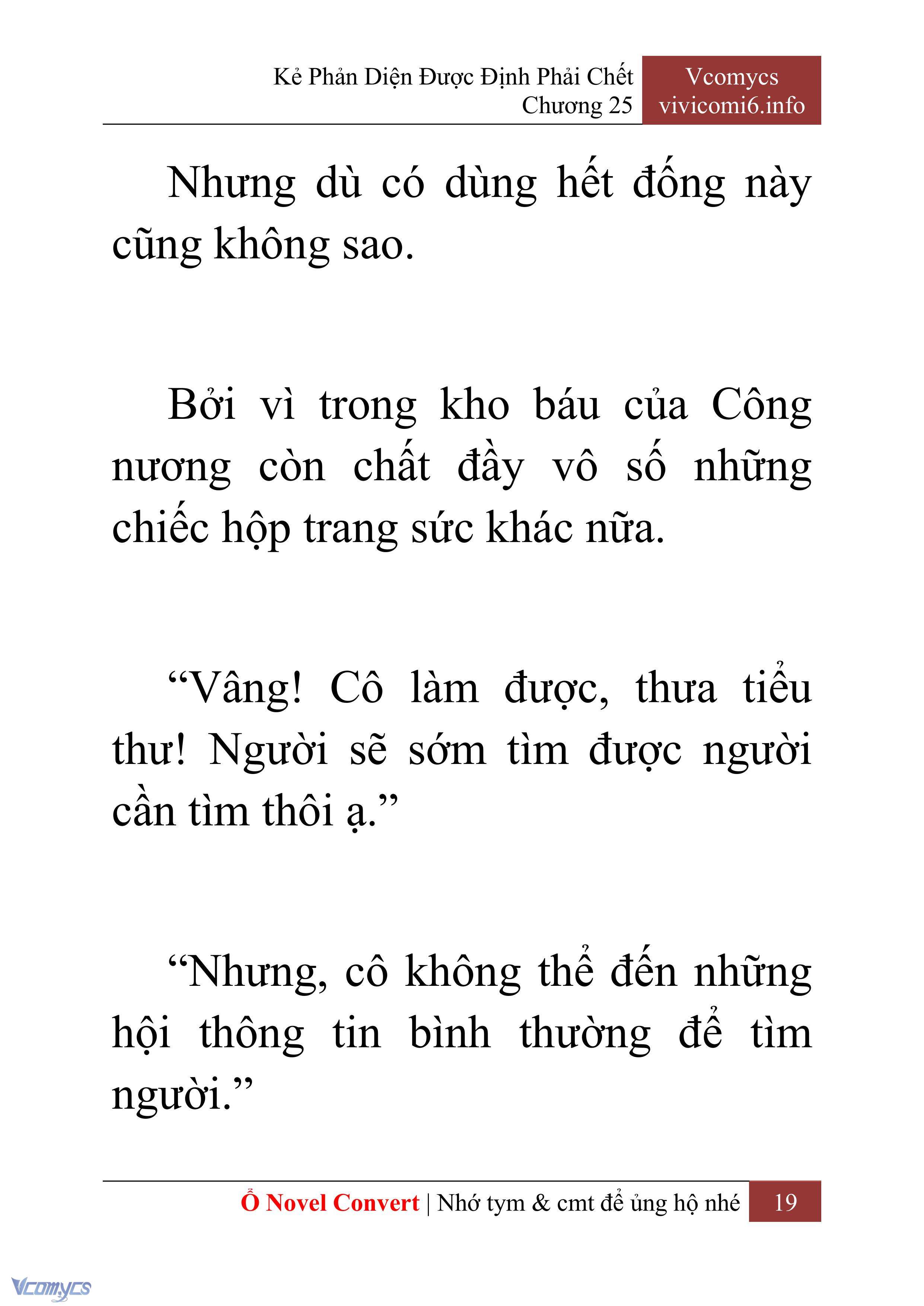 [Novel] Kẻ Phản Diện Được Định Phải Chết Chap 25 - Trang 2