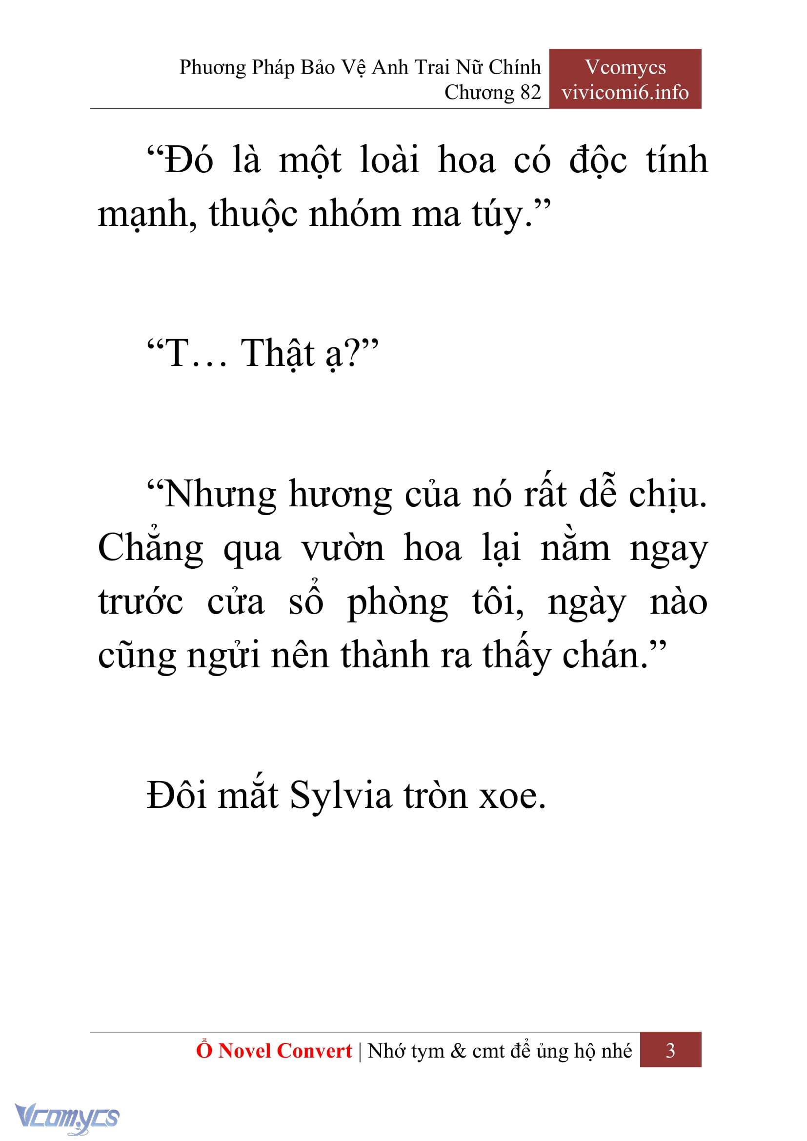 [Novel] Phương Pháp Bảo Vệ Anh Trai Nữ Chính Chap 82 - Trang 2