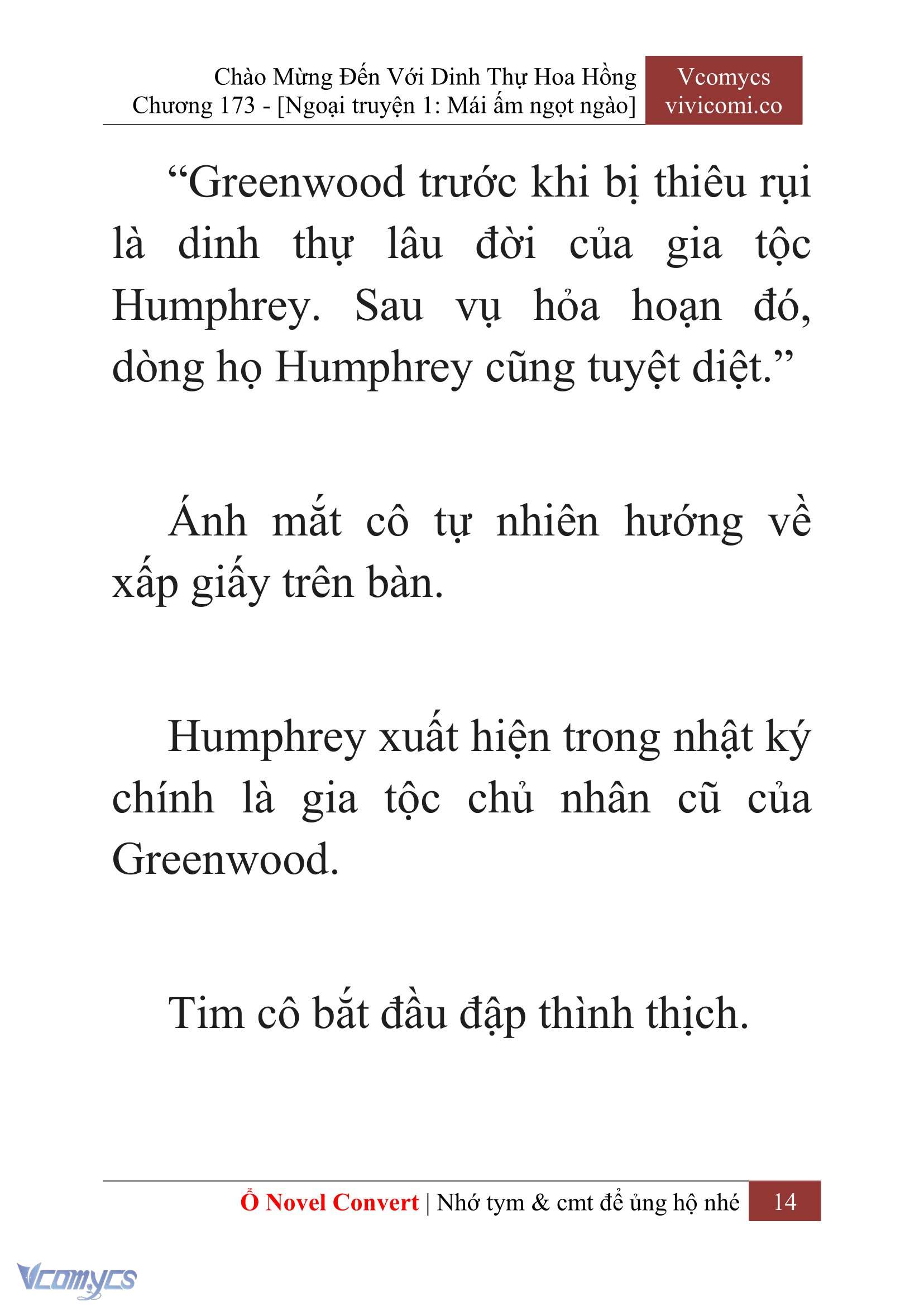 [Novel] Chào Mừng Đến Với Dinh Thự Hoa Hồng Chap 173 - Trang 2