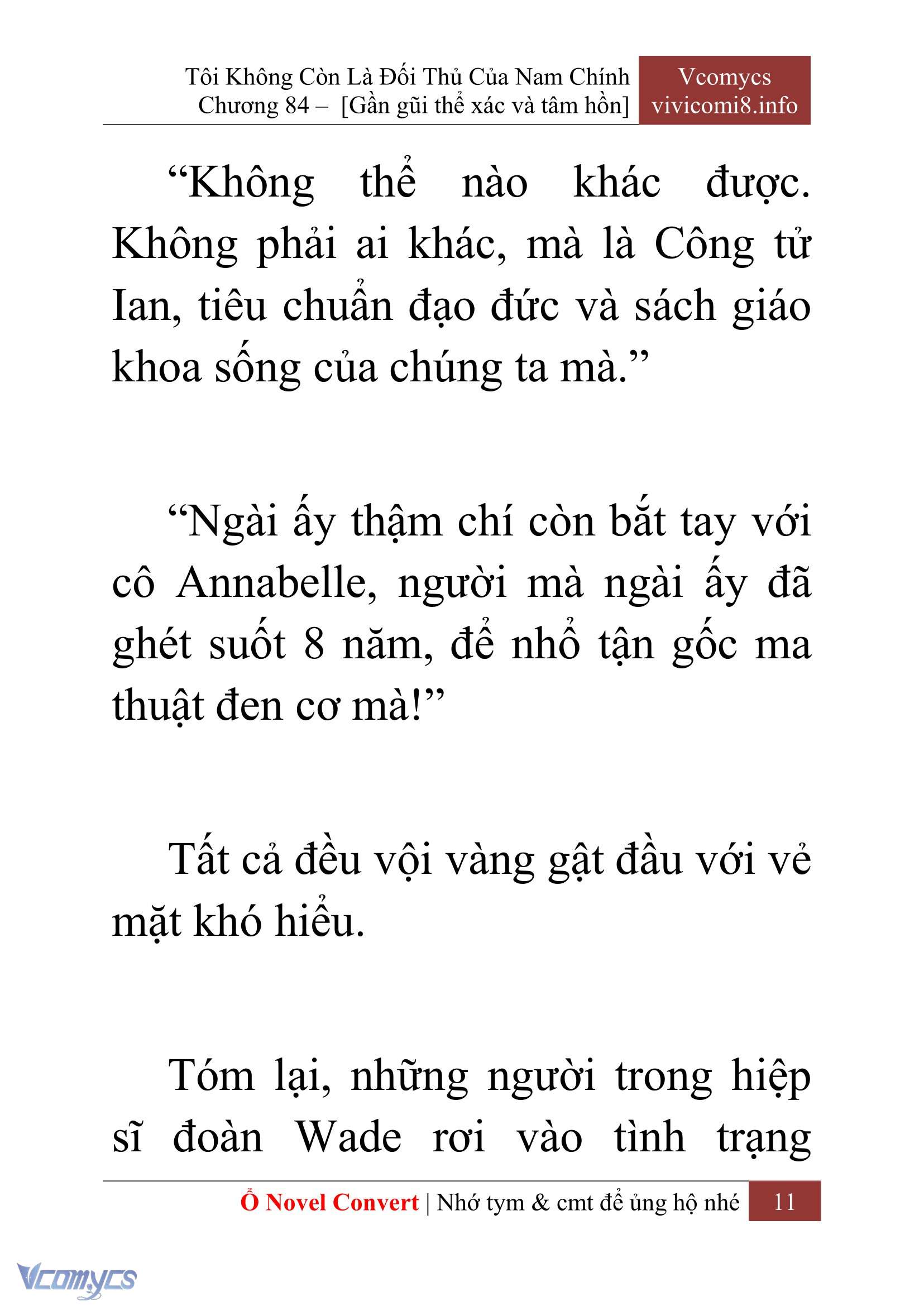 [Novel] Tôi Không Còn Là Đối Thủ Của Nam Chính Chap 84 - Trang 2