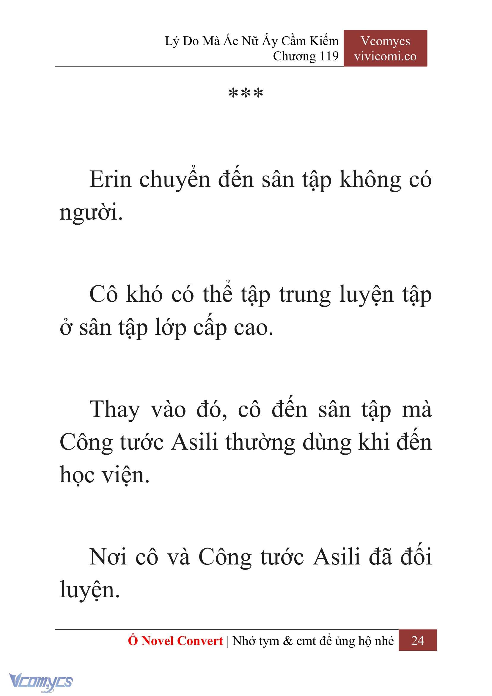[Novel] Lý Do Mà Ác Nữ Ấy Cầm Kiếm Chap 119 - Trang 2
