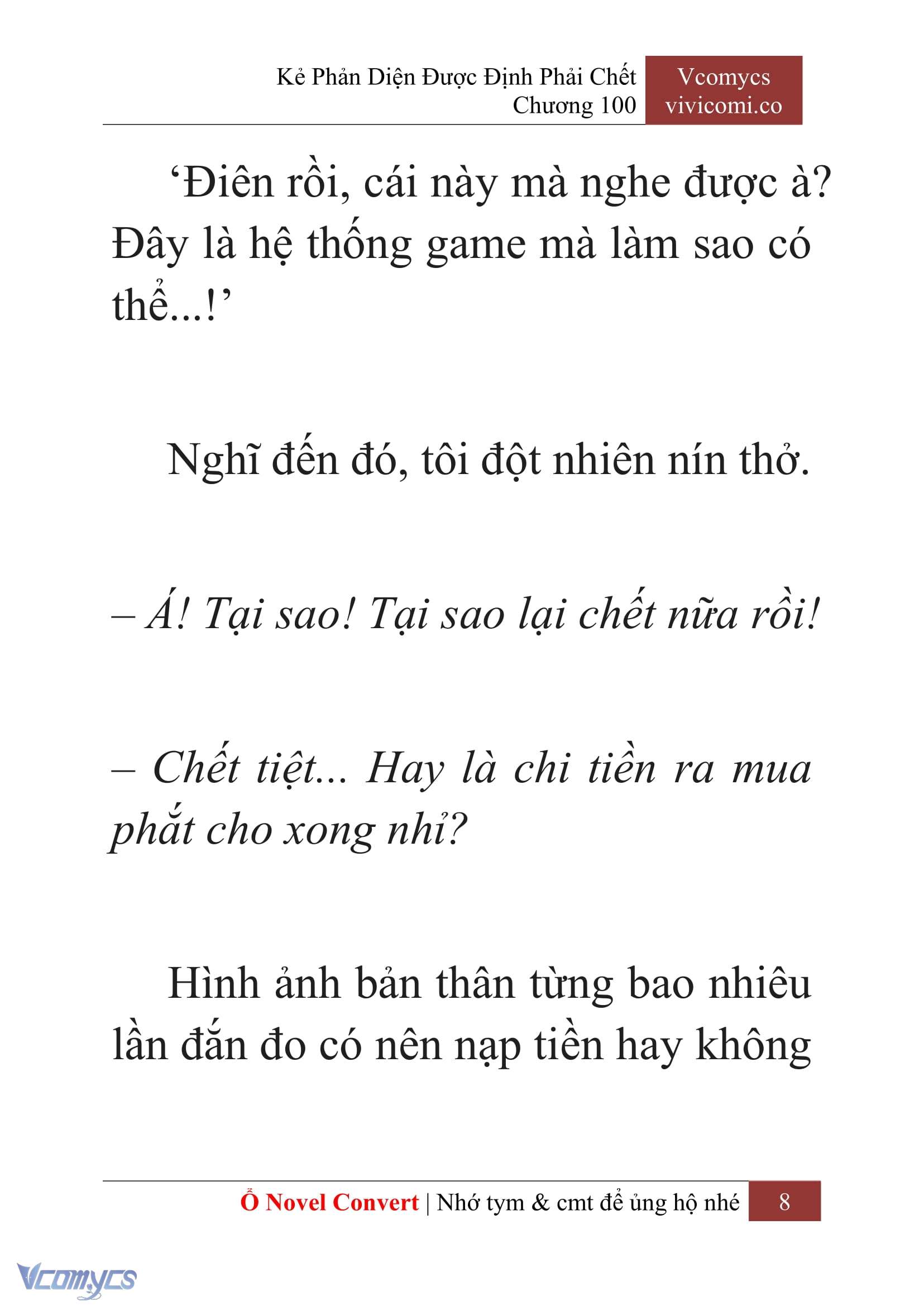 [Novel] Kẻ Phản Diện Được Định Phải Chết Chap 100 - Next Chap 101