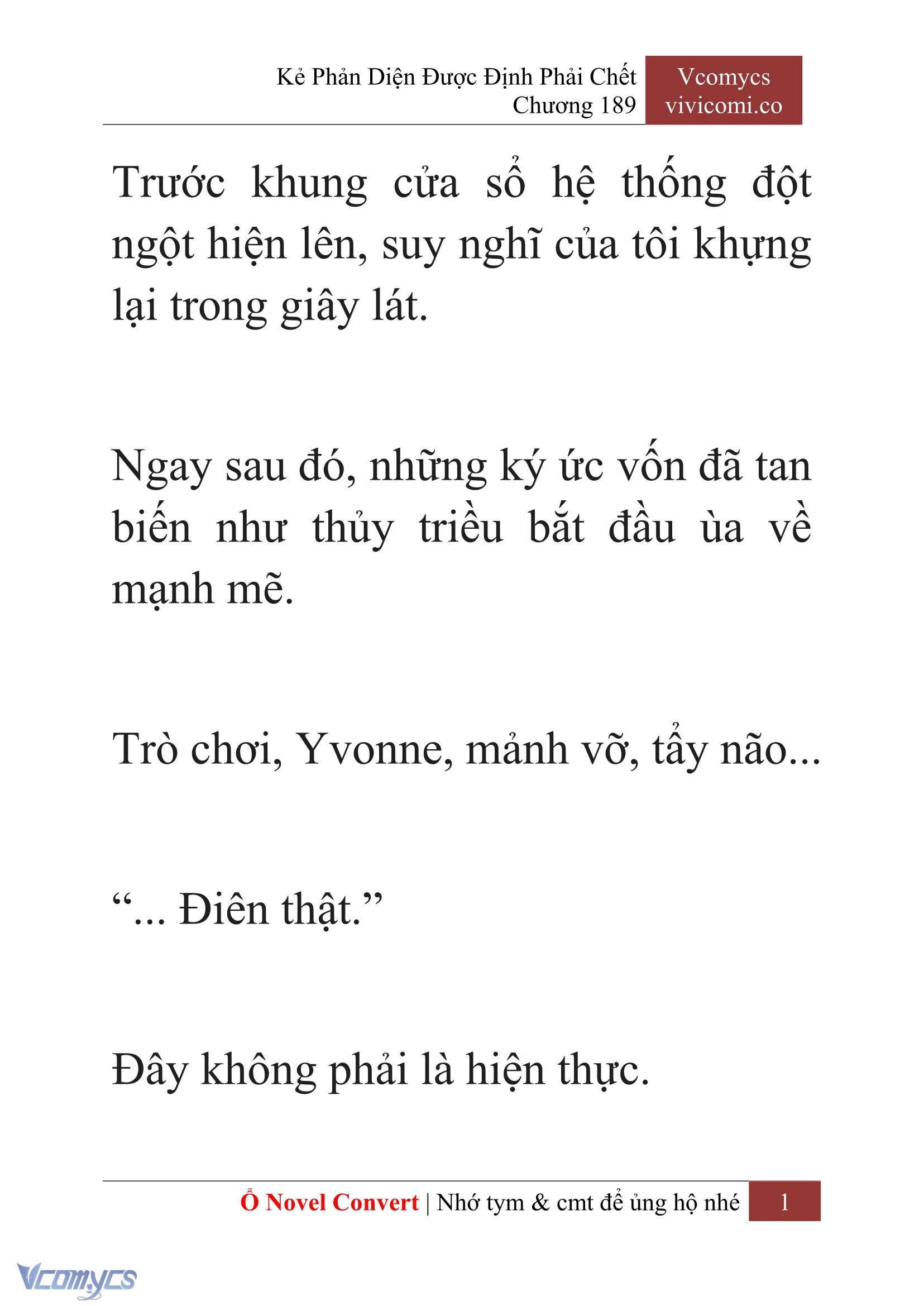 [Novel] Kẻ Phản Diện Được Định Phải Chết Chap 189 - Trang 2