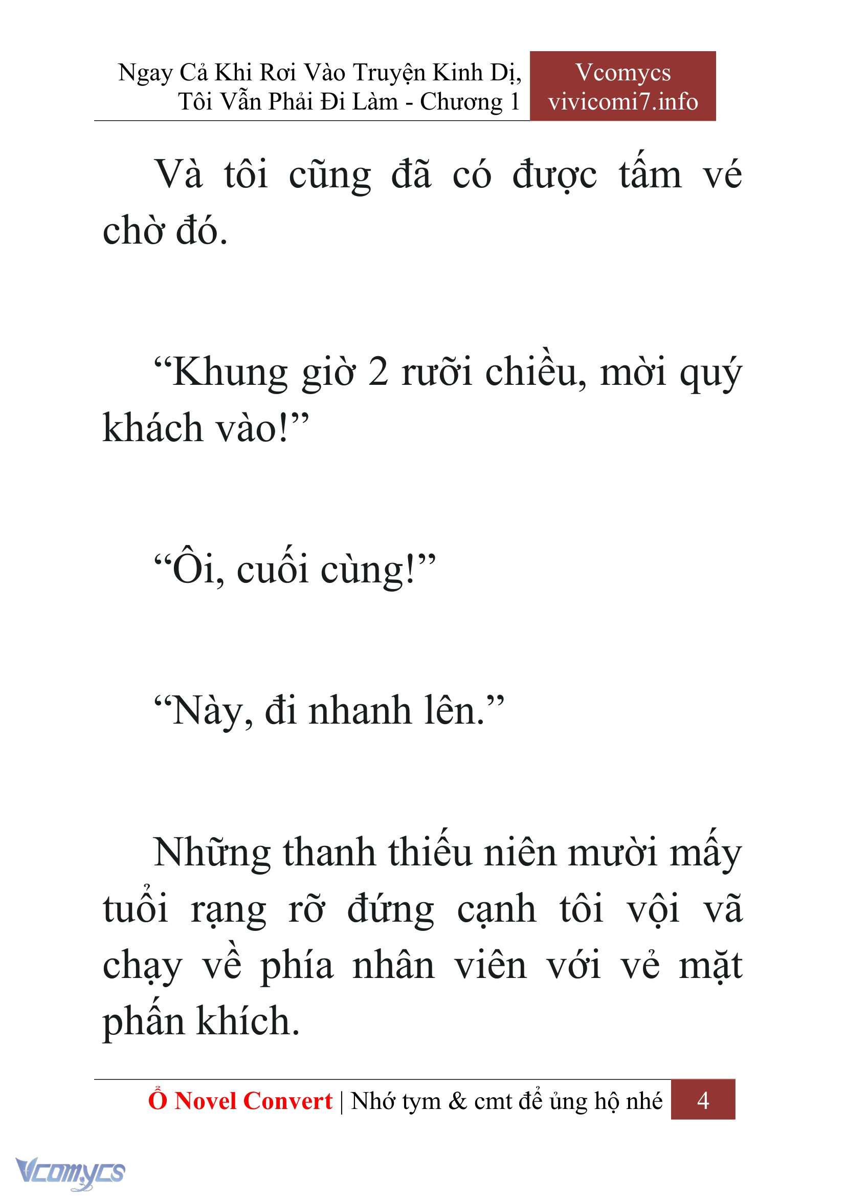 [Novel] Ngay Cả Khi Rơi Vào Truyện Kinh Dị, Tôi Vẫn Phải Đi Làm Chap 1 - Trang 2