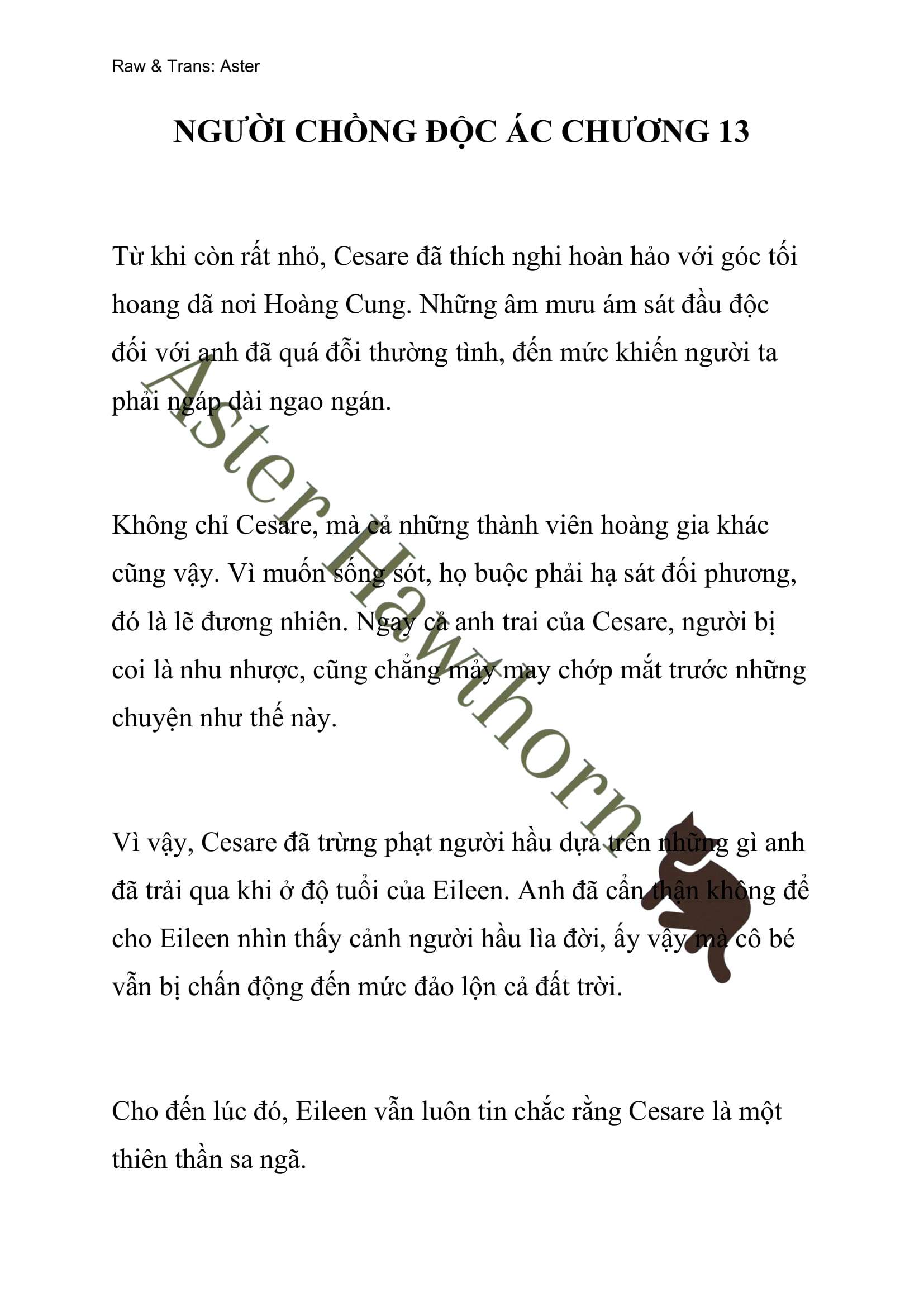 [NOVEL] Người Chồng Độc Ác Chap 13 - Trang 2