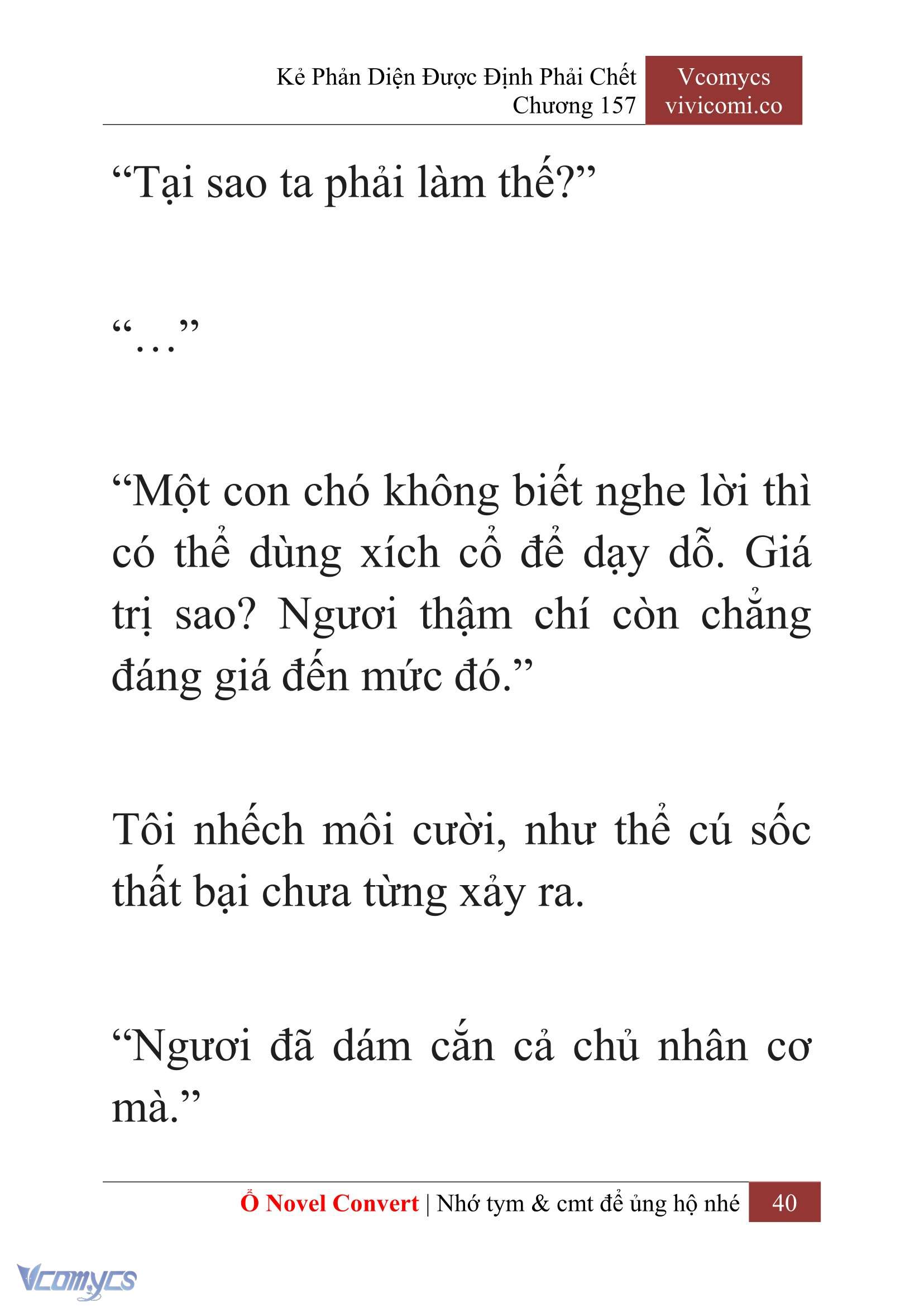 [Novel] Kẻ Phản Diện Được Định Phải Chết Chap 157 - Trang 2
