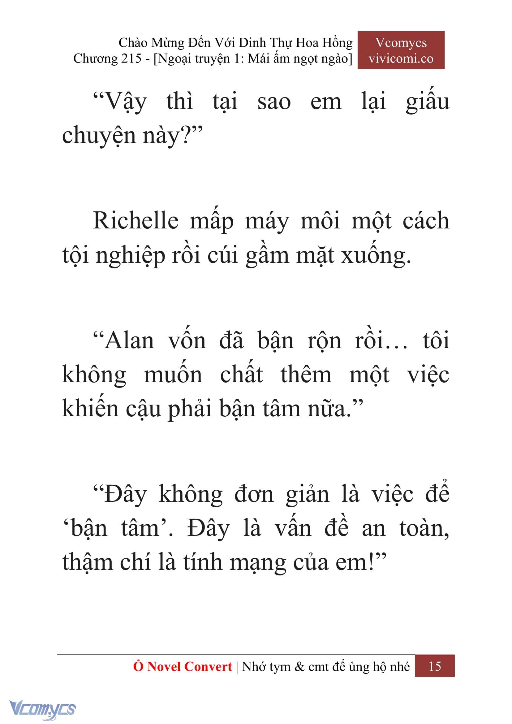 [Novel] Chào Mừng Đến Với Dinh Thự Hoa Hồng Chap 215 - Trang 2