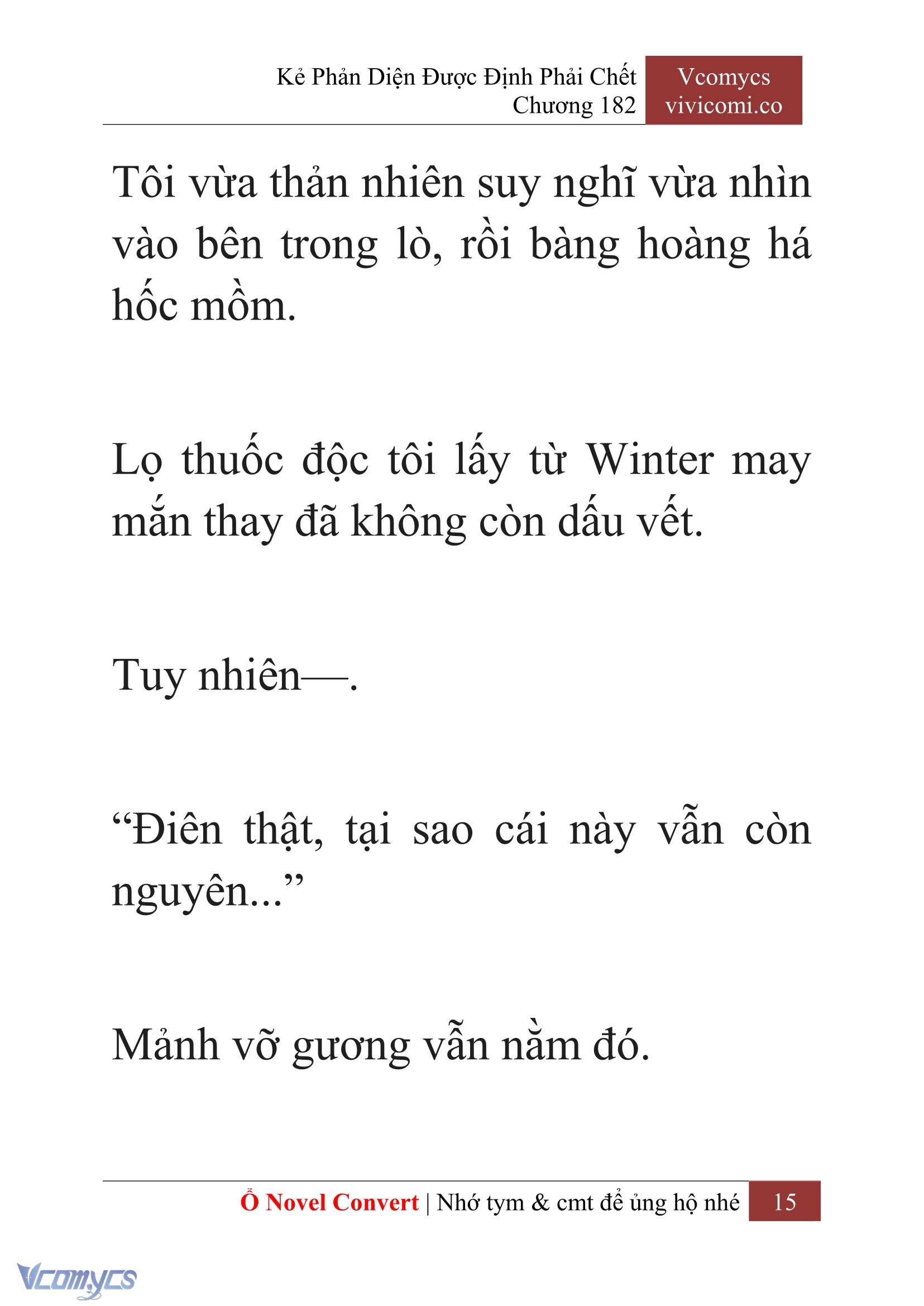 [Novel] Kẻ Phản Diện Được Định Phải Chết Chap 182 - Trang 2