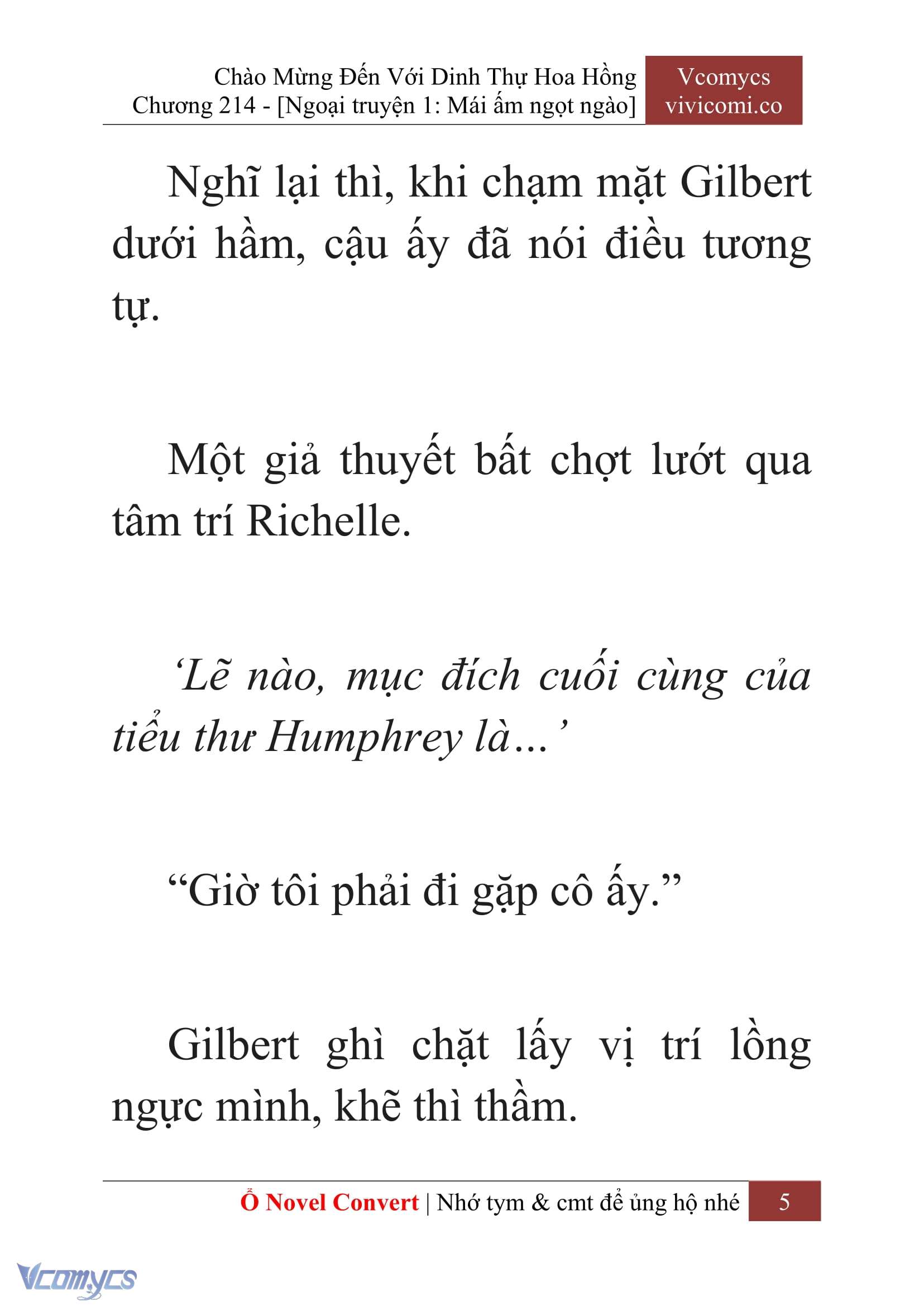 [Novel] Chào Mừng Đến Với Dinh Thự Hoa Hồng Chap 214 - Trang 2