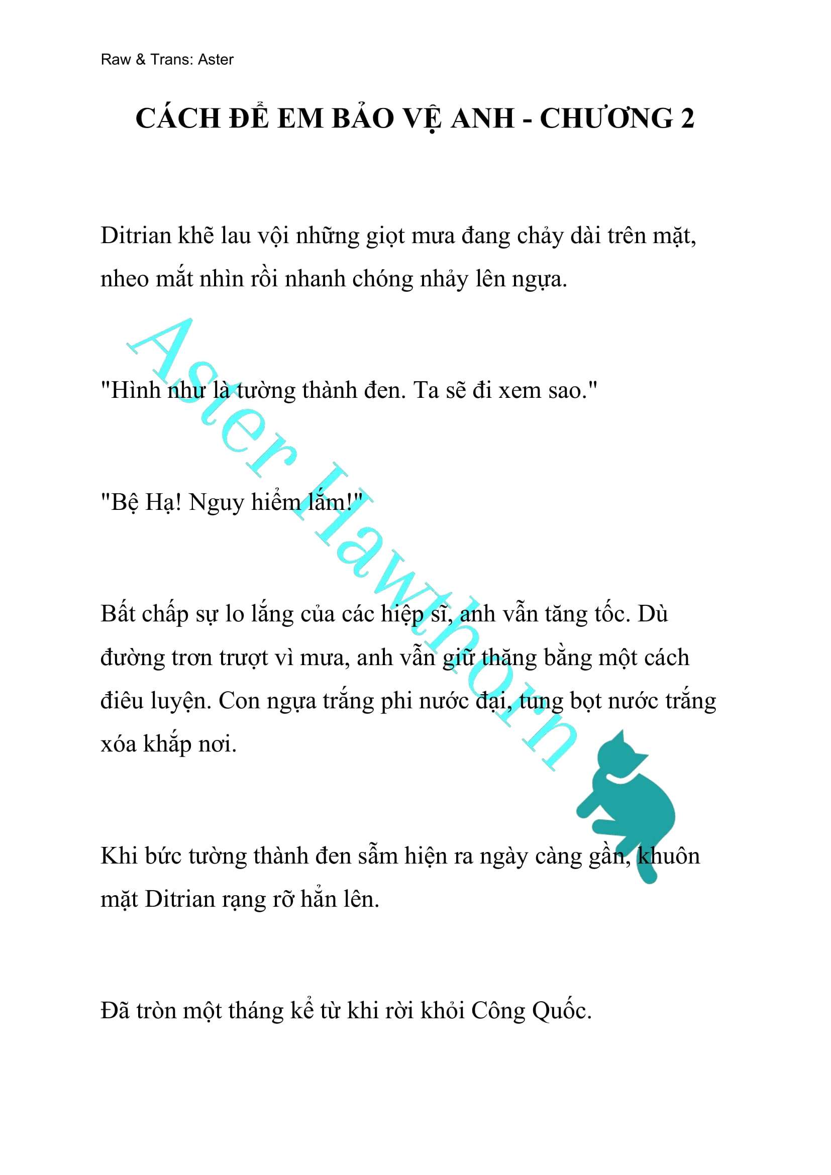 [NOVEL] Cách Để Em Bảo Vệ Anh Chap 2 - Trang 2