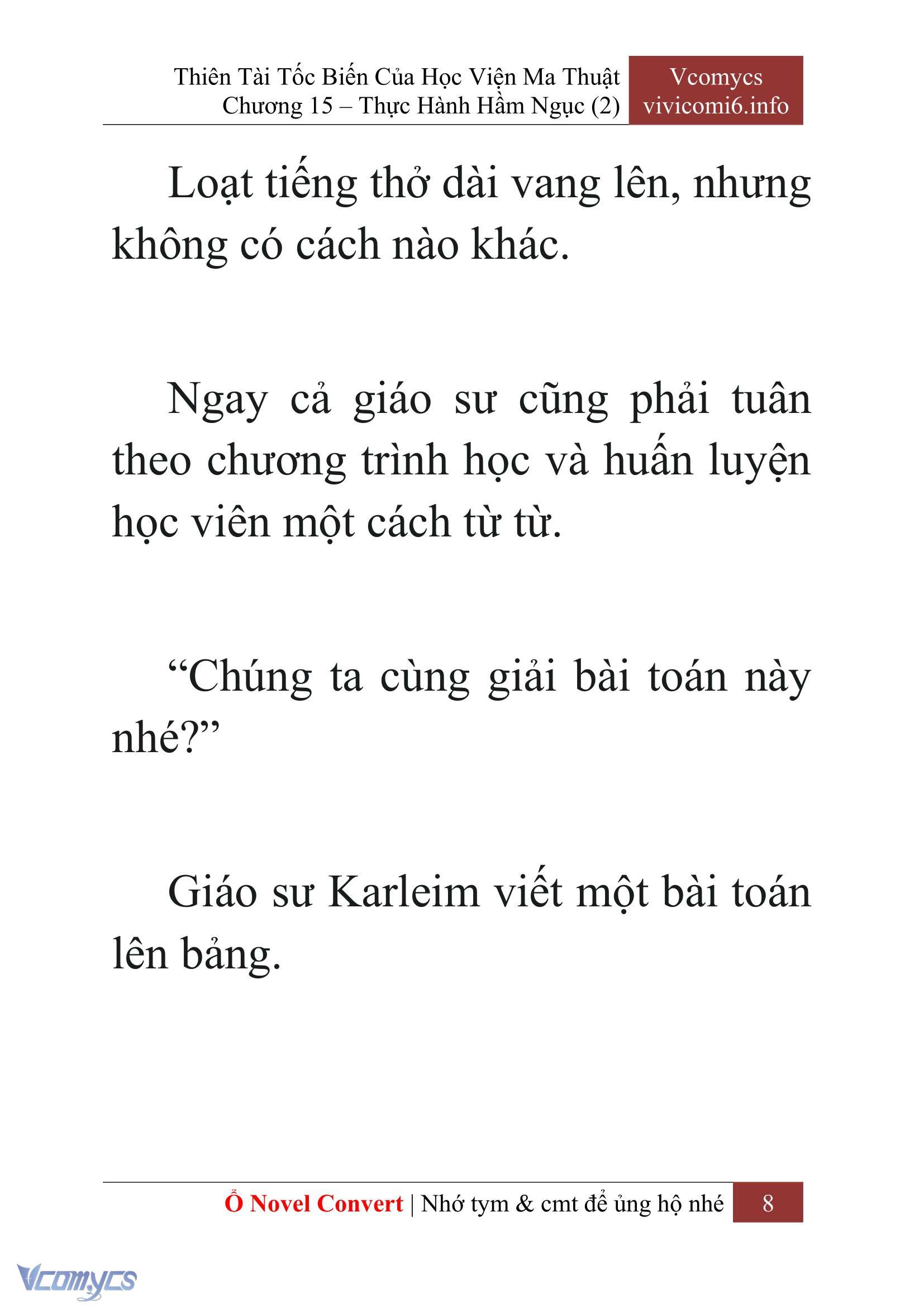 [Novel] Thiên Tài Tốc Biến Của Học Viện Ma Thuật Chap 15 - Trang 2