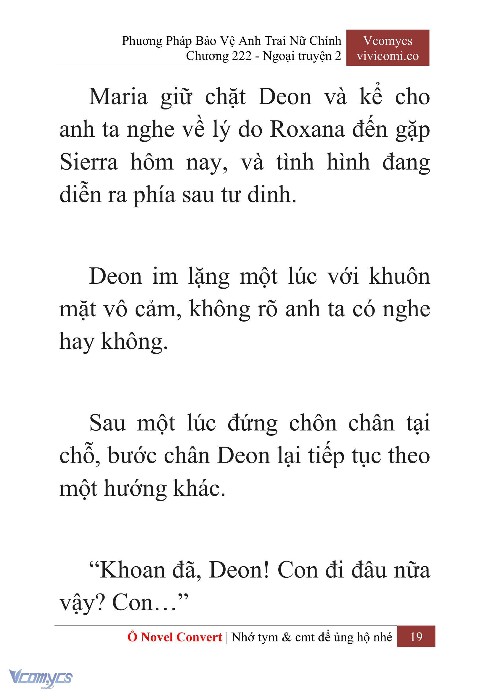 [Novel] Phương Pháp Bảo Vệ Anh Trai Nữ Chính Chap 222 - Trang 2