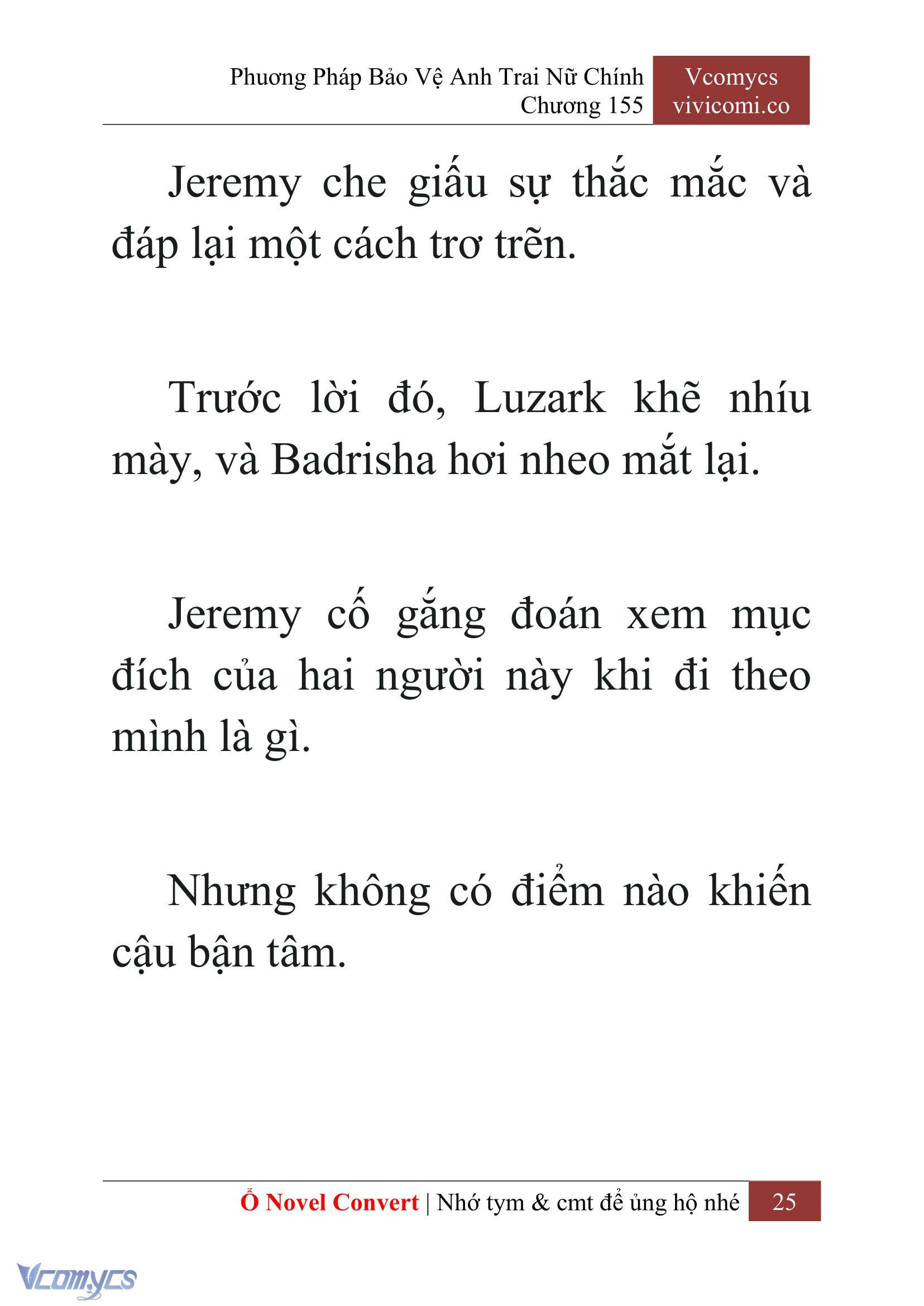 [Novel] Phương Pháp Bảo Vệ Anh Trai Nữ Chính Chap 155 - Trang 2