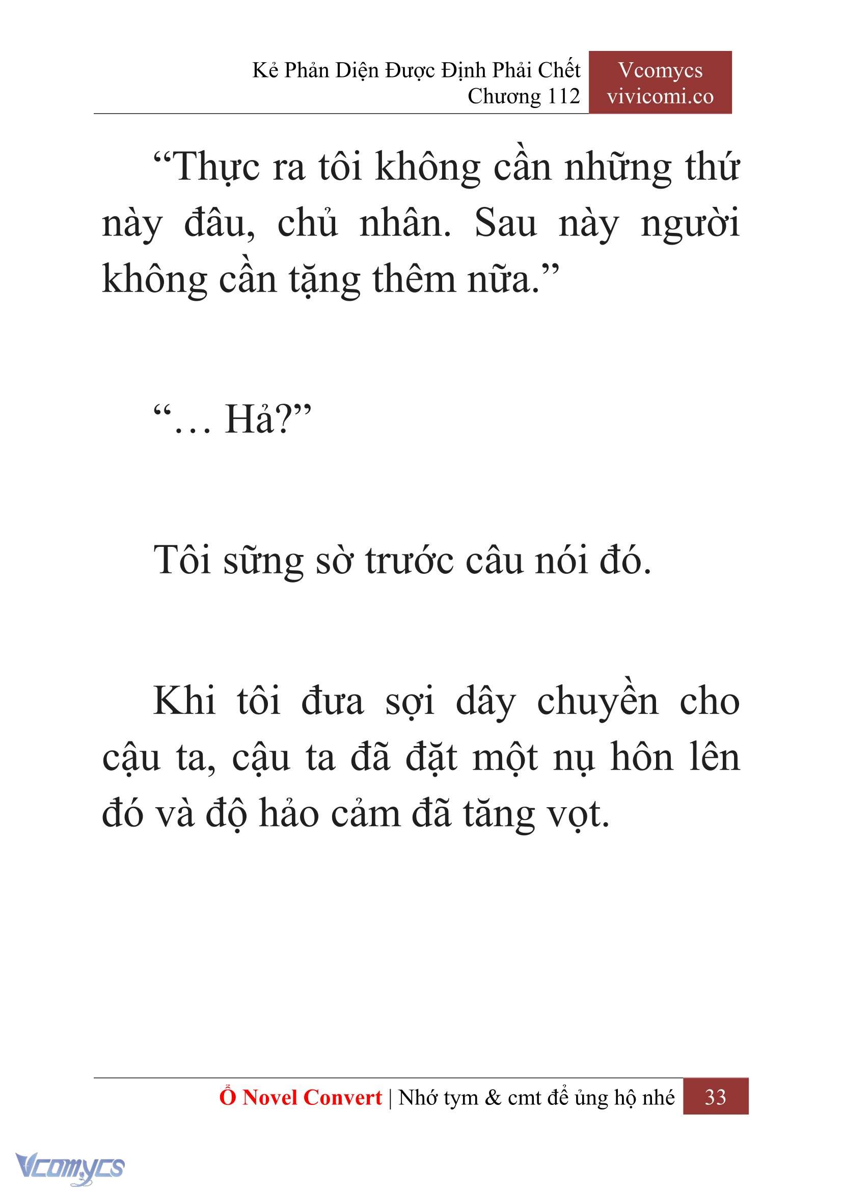 [Novel] Kẻ Phản Diện Được Định Phải Chết Chap 112 - Trang 2
