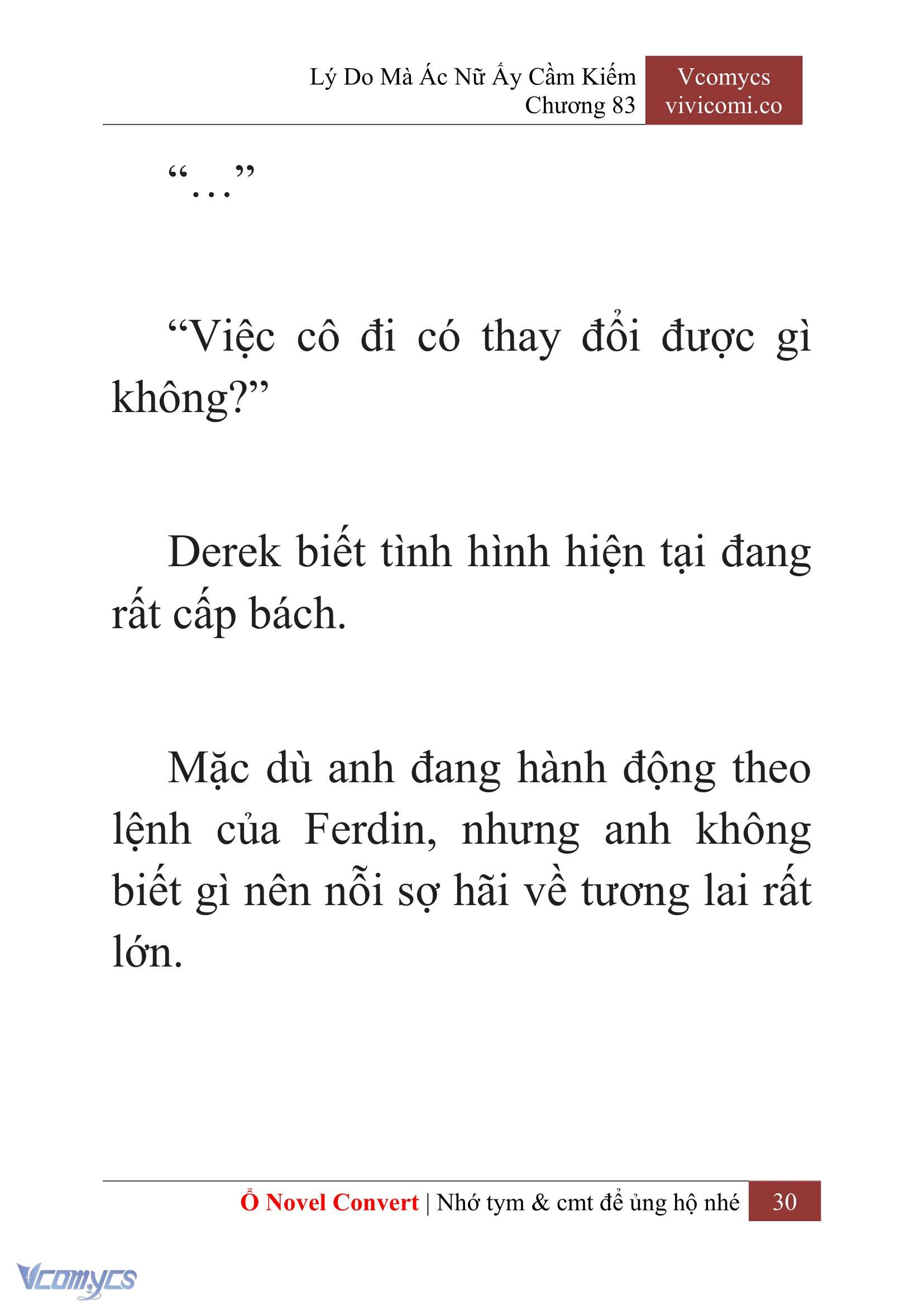 [Novel] Lý Do Mà Ác Nữ Ấy Cầm Kiếm Chap 83 - Next Chap 84