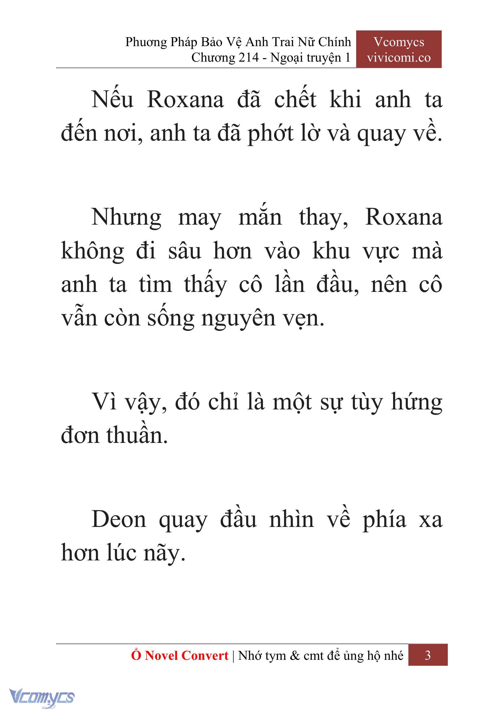 [Novel] Phương Pháp Bảo Vệ Anh Trai Nữ Chính Chap 214 - Trang 2