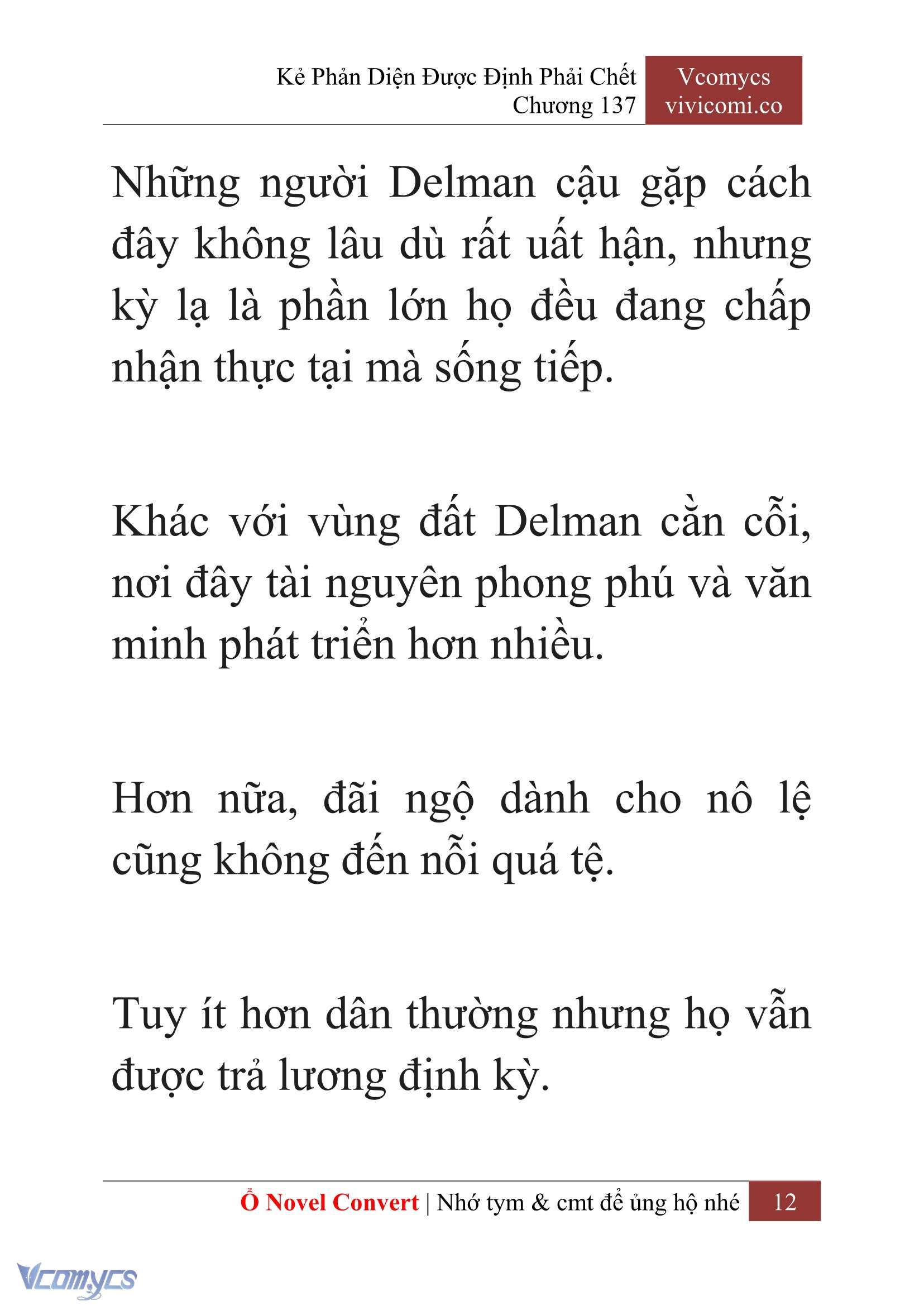 [Novel] Kẻ Phản Diện Được Định Phải Chết Chap 137 - Trang 2