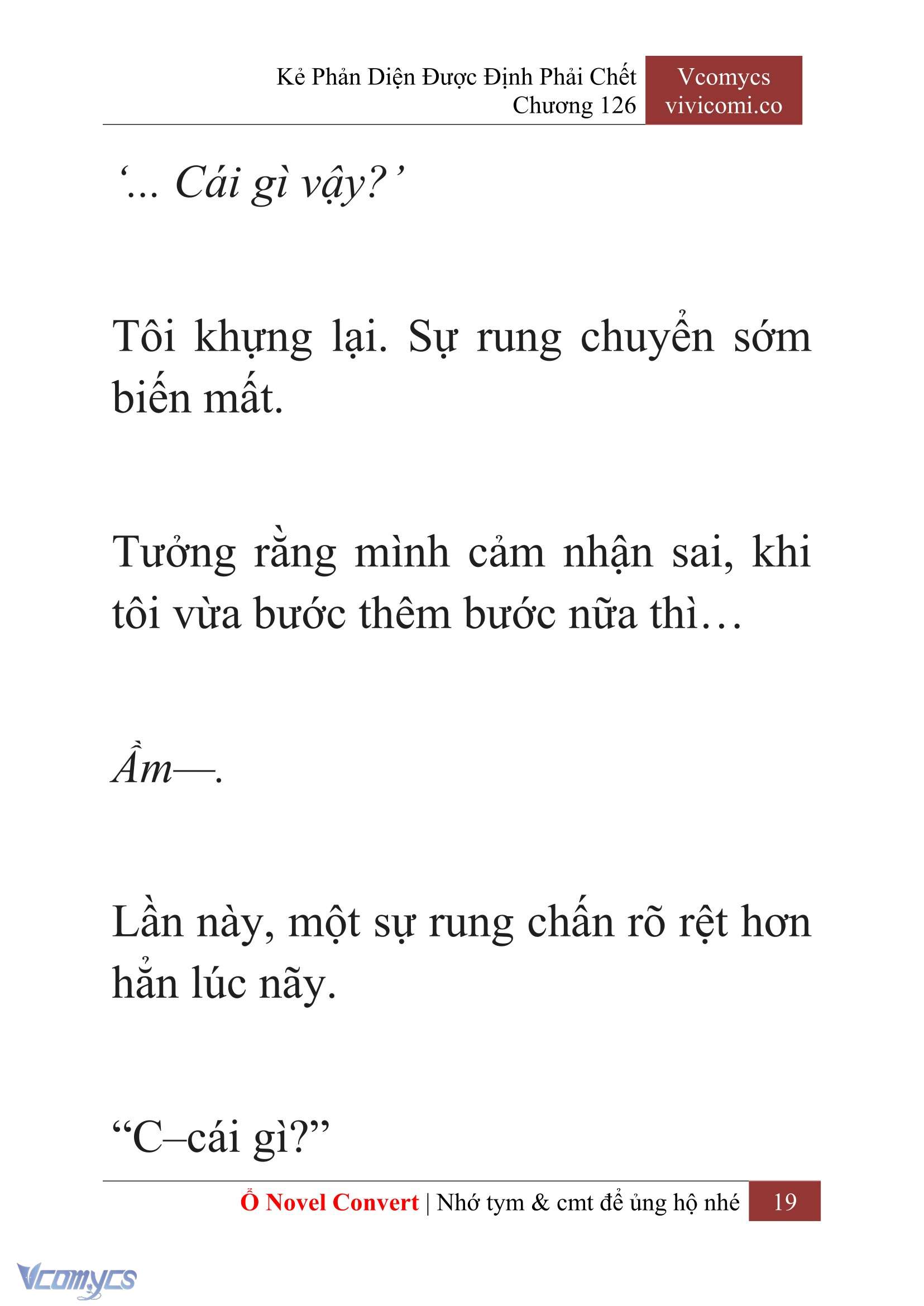 [Novel] Kẻ Phản Diện Được Định Phải Chết Chap 126 - Trang 2