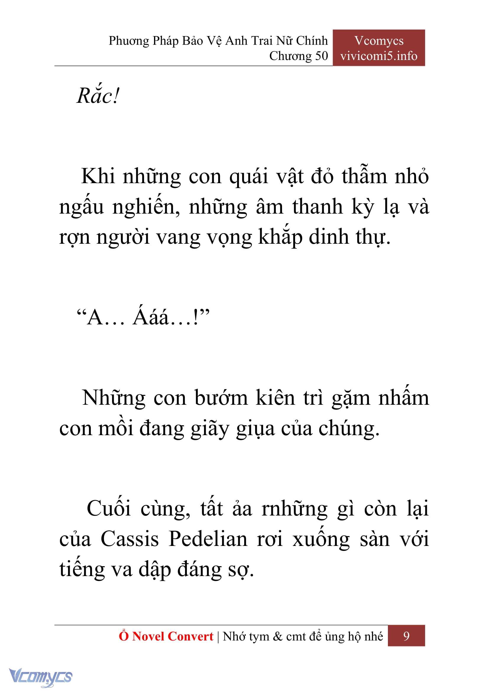 [Novel] Phương Pháp Bảo Vệ Anh Trai Nữ Chính Chap 50 - Trang 2