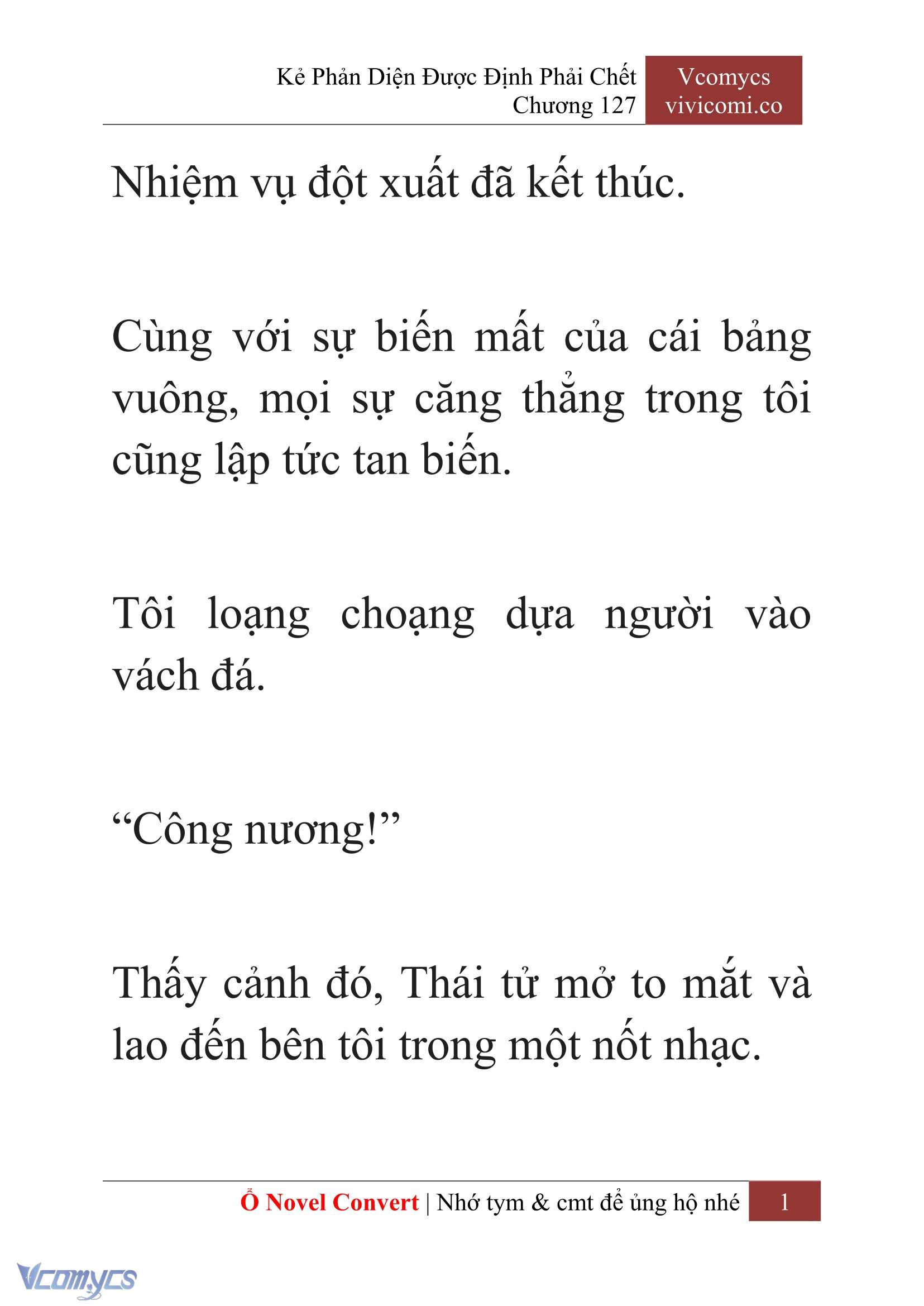 [Novel] Kẻ Phản Diện Được Định Phải Chết Chap 127 - Trang 2