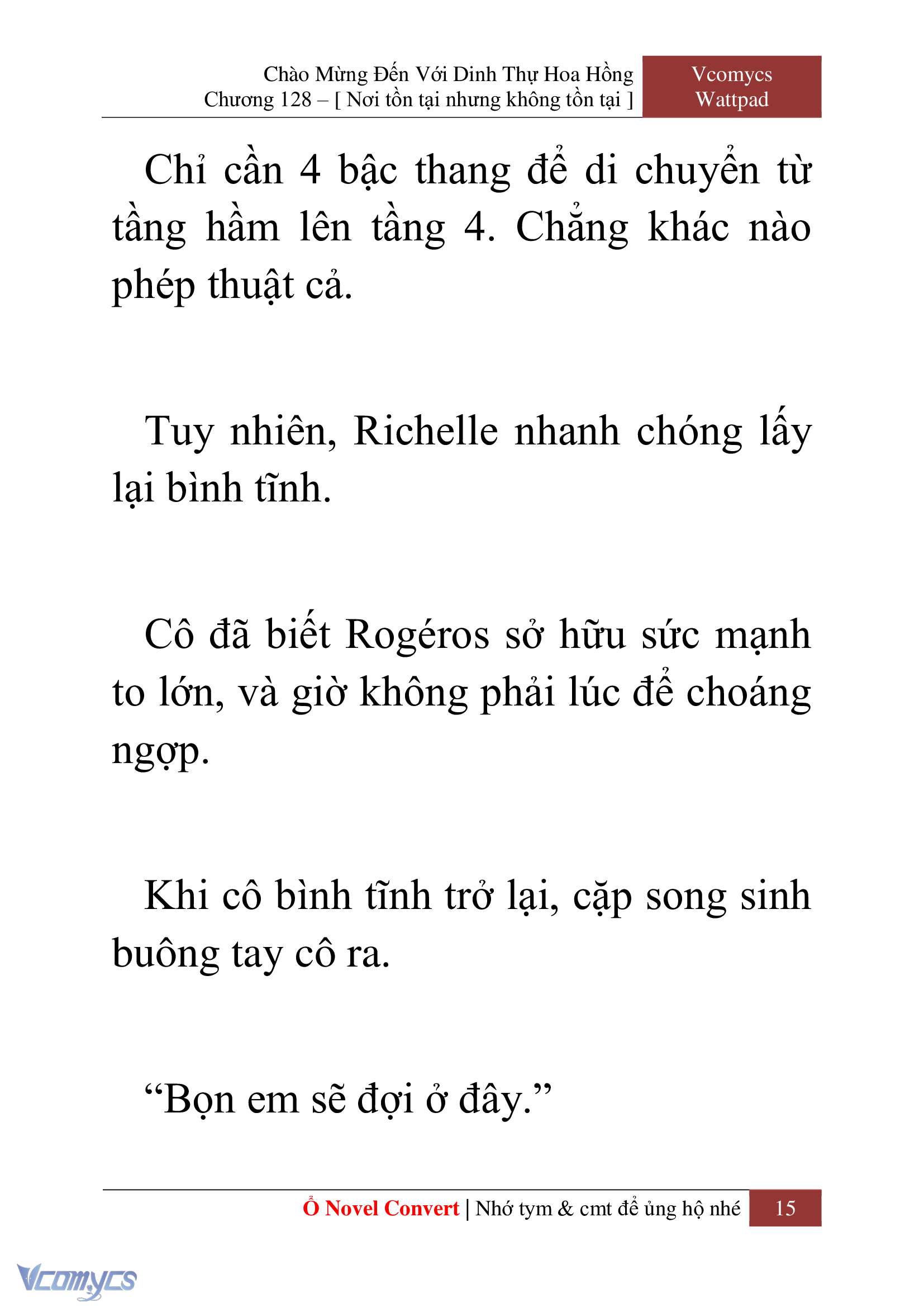 [Novel] Chào Mừng Đến Với Dinh Thự Hoa Hồng Chap 128 - Trang 2