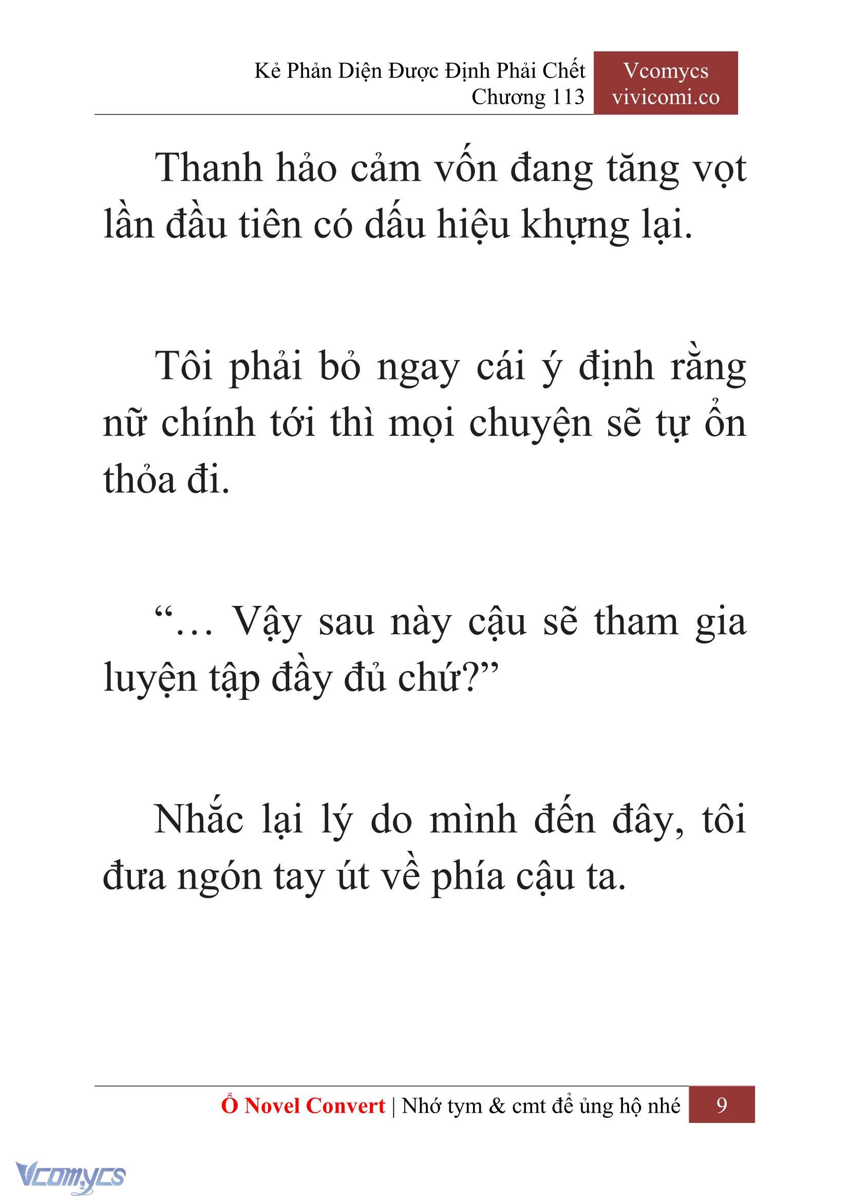 [Novel] Kẻ Phản Diện Được Định Phải Chết Chap 113 - Next Chap 114