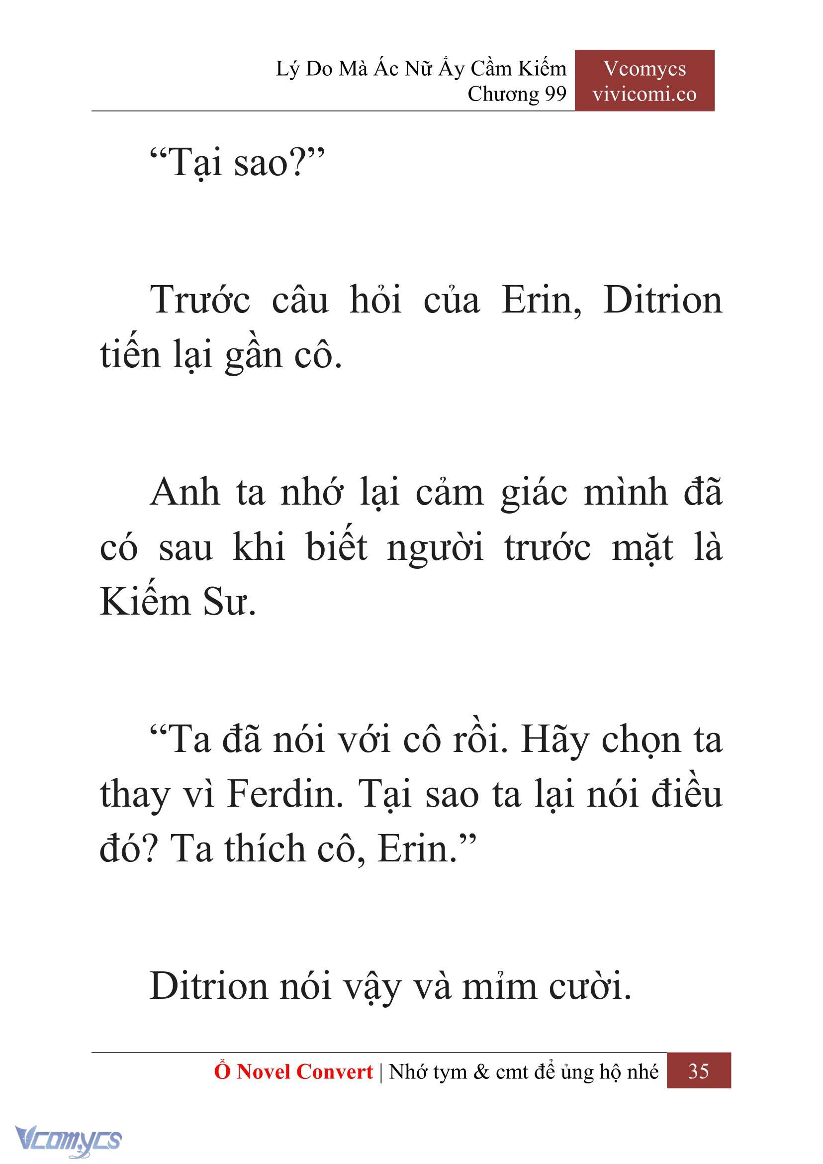 [Novel] Lý Do Mà Ác Nữ Ấy Cầm Kiếm Chap 99 - Next Chap 100