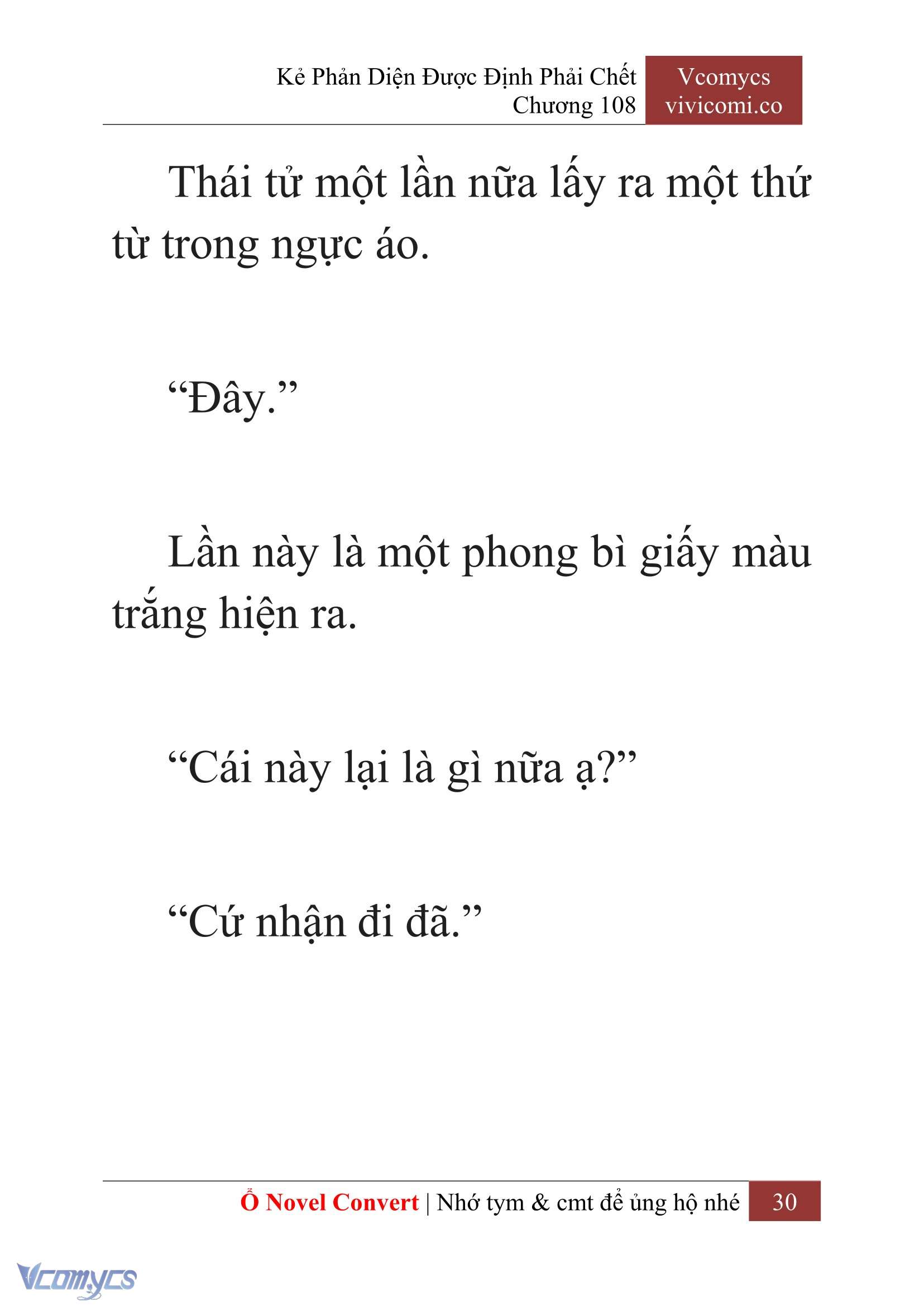 [Novel] Kẻ Phản Diện Được Định Phải Chết Chap 108 - Next Chap 109