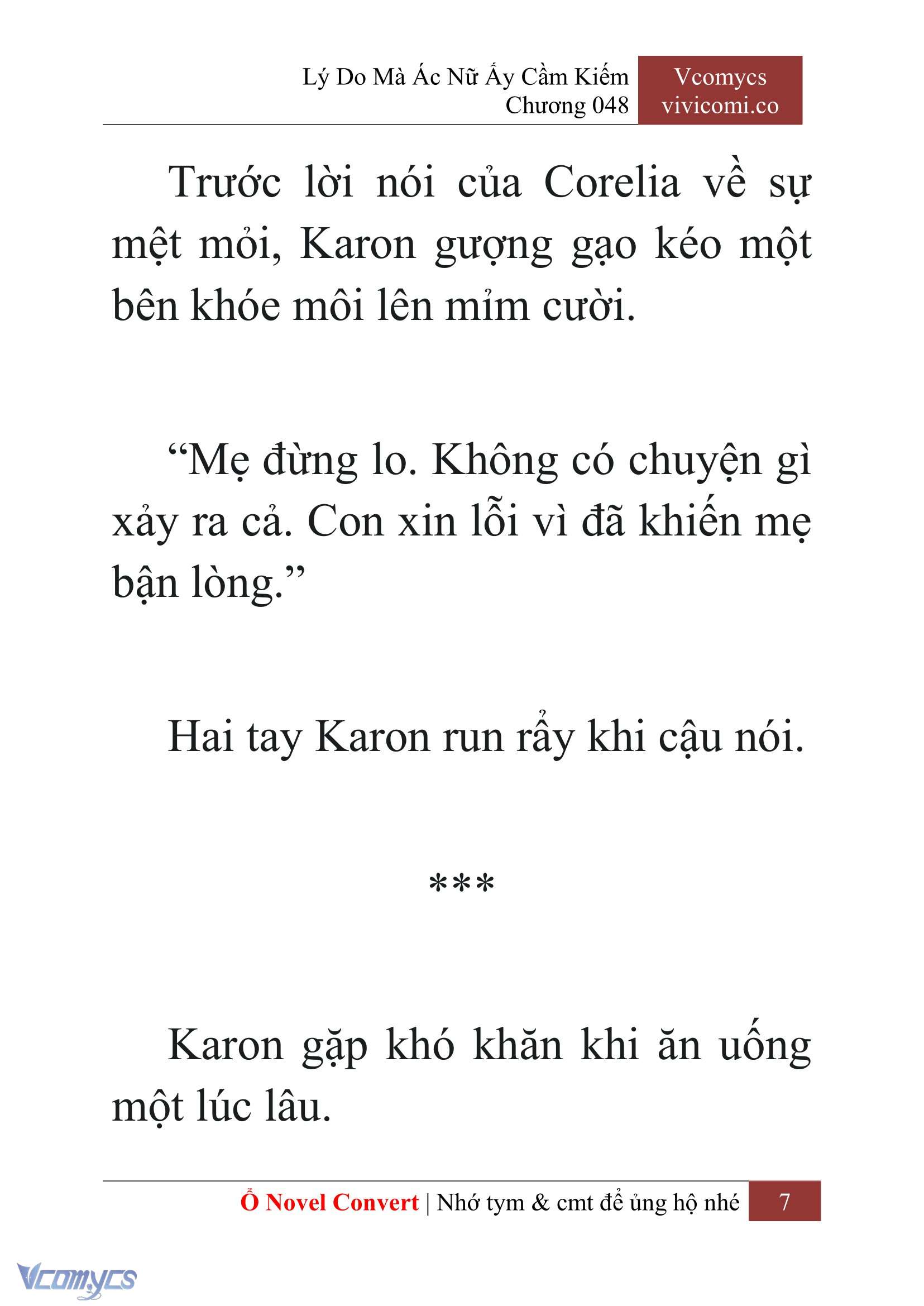 [Novel] Lý Do Mà Ác Nữ Ấy Cầm Kiếm Chap 48 - Next Chap 49