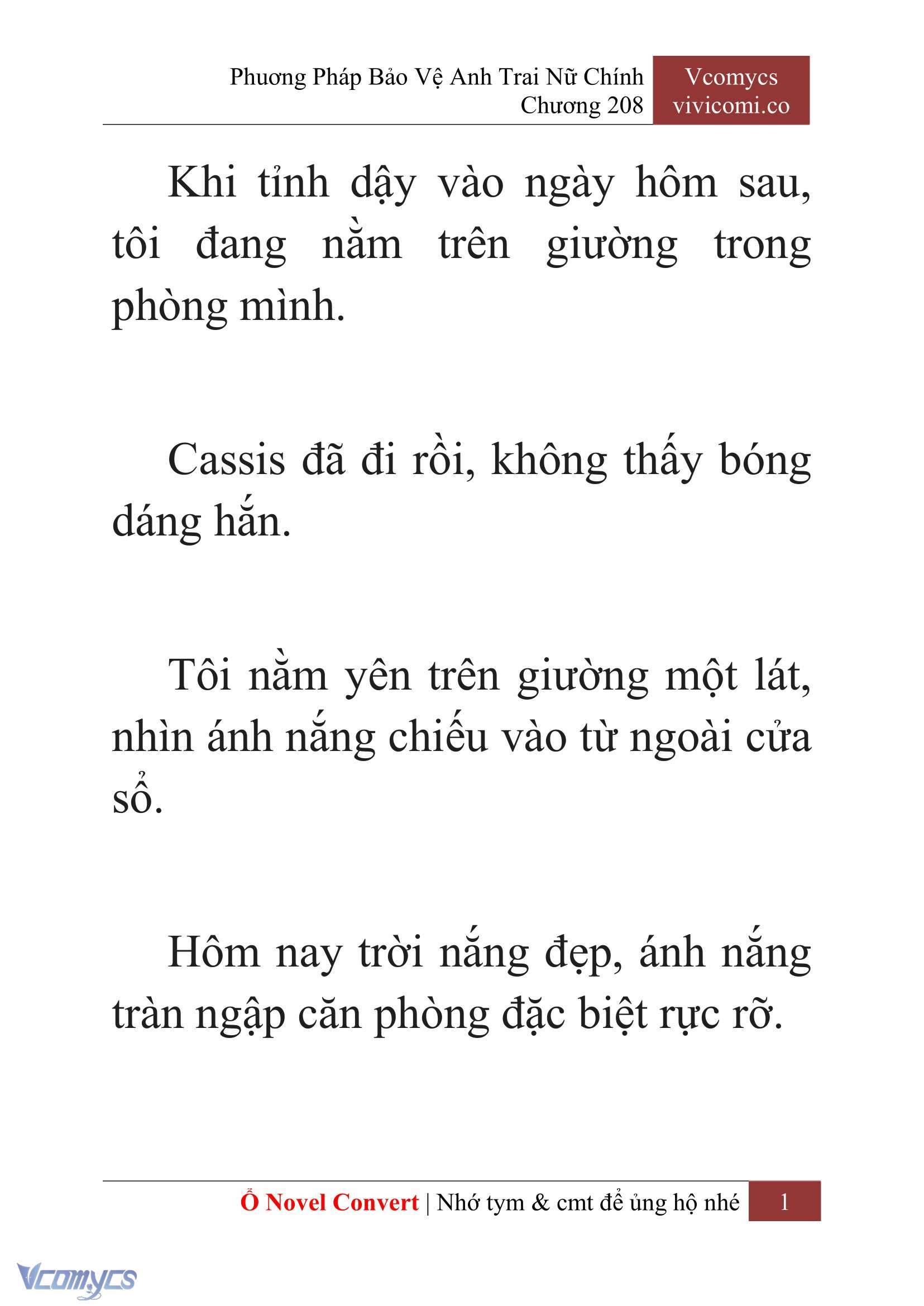 [Novel] Phương Pháp Bảo Vệ Anh Trai Nữ Chính Chap 208 - Trang 2