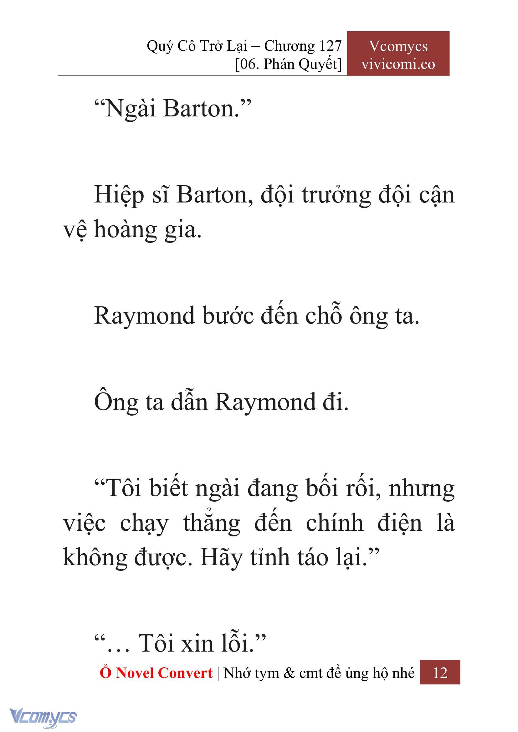 [Novel] Quý Cô Trở Lại Chap 127 - Trang 2