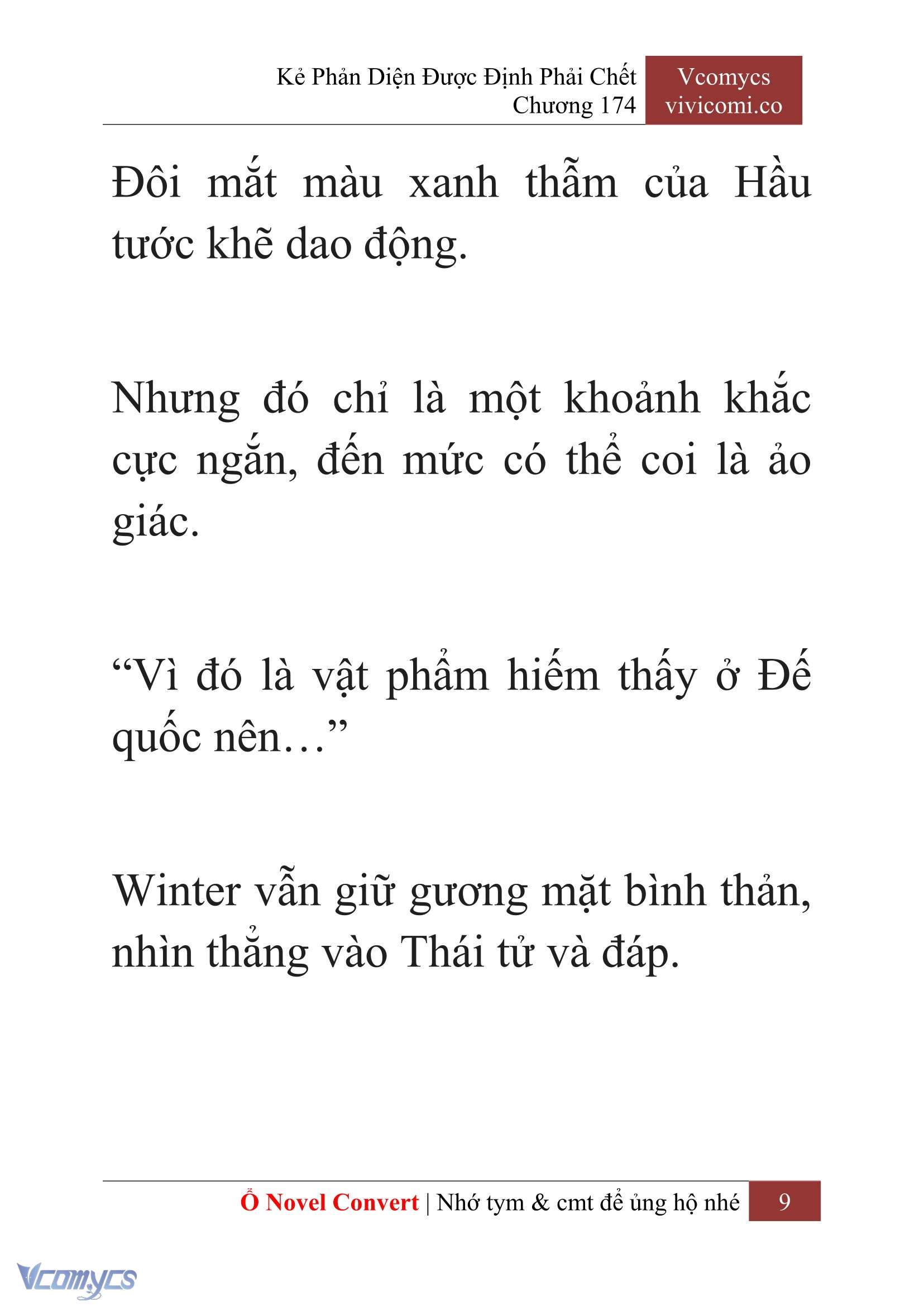 [Novel] Kẻ Phản Diện Được Định Phải Chết Chap 174 - Trang 2