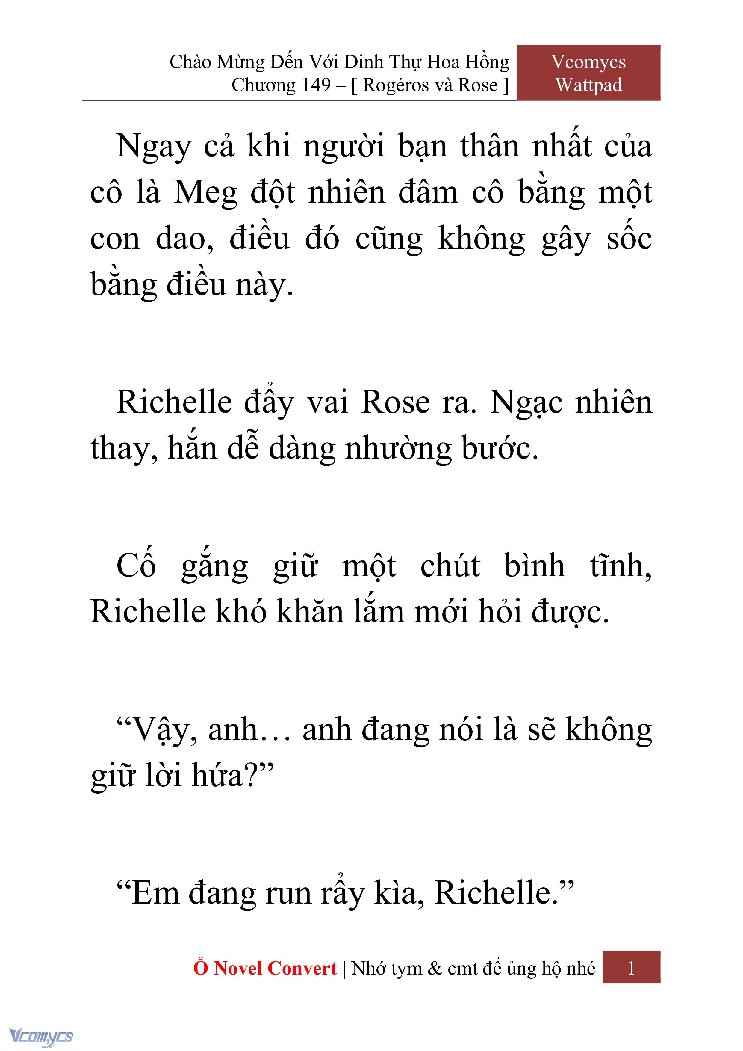 [Novel] Chào Mừng Đến Với Dinh Thự Hoa Hồng Chap 149 - Trang 2