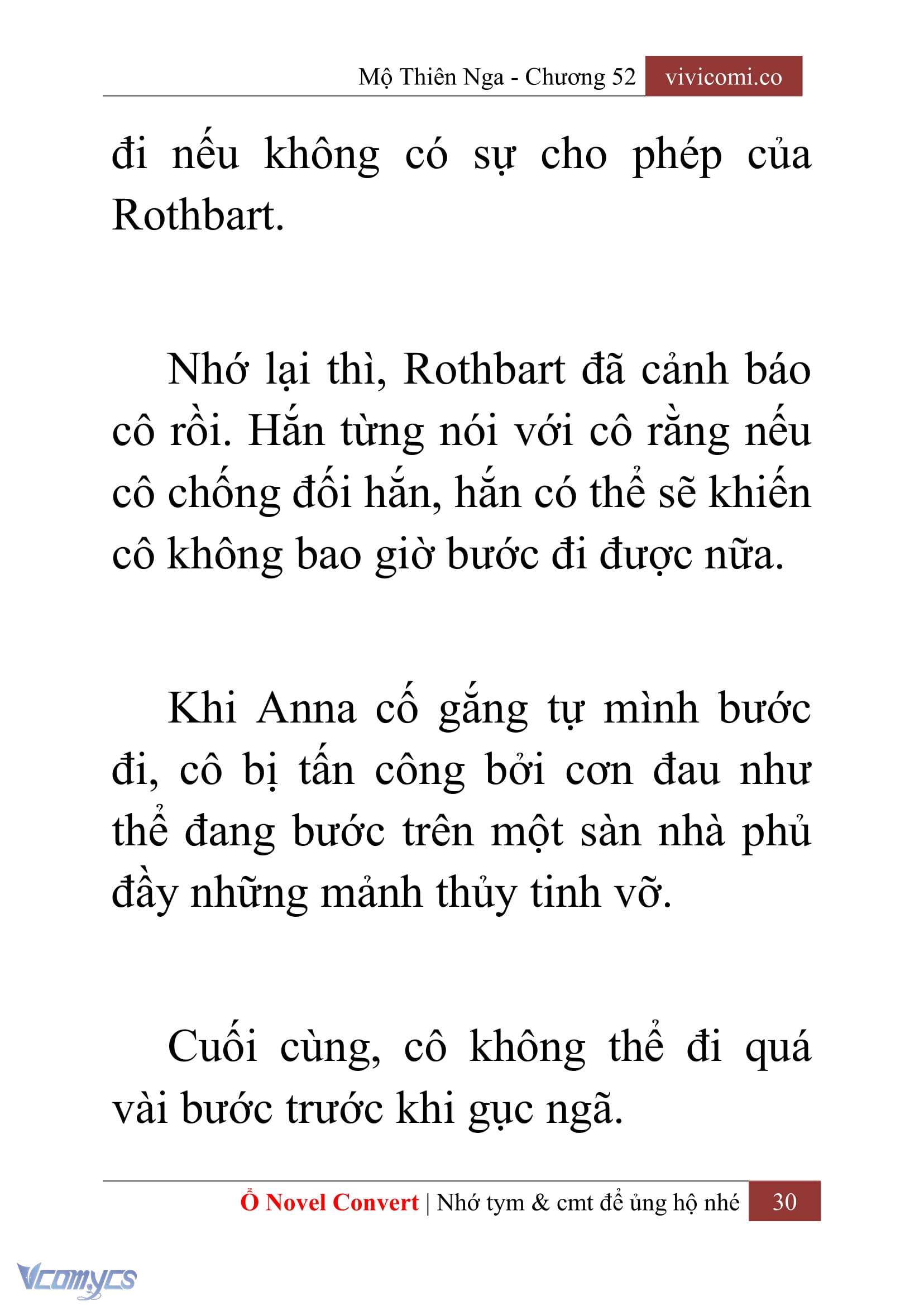 [Novel] Mộ Thiên Nga Chap 52 - Trang 2