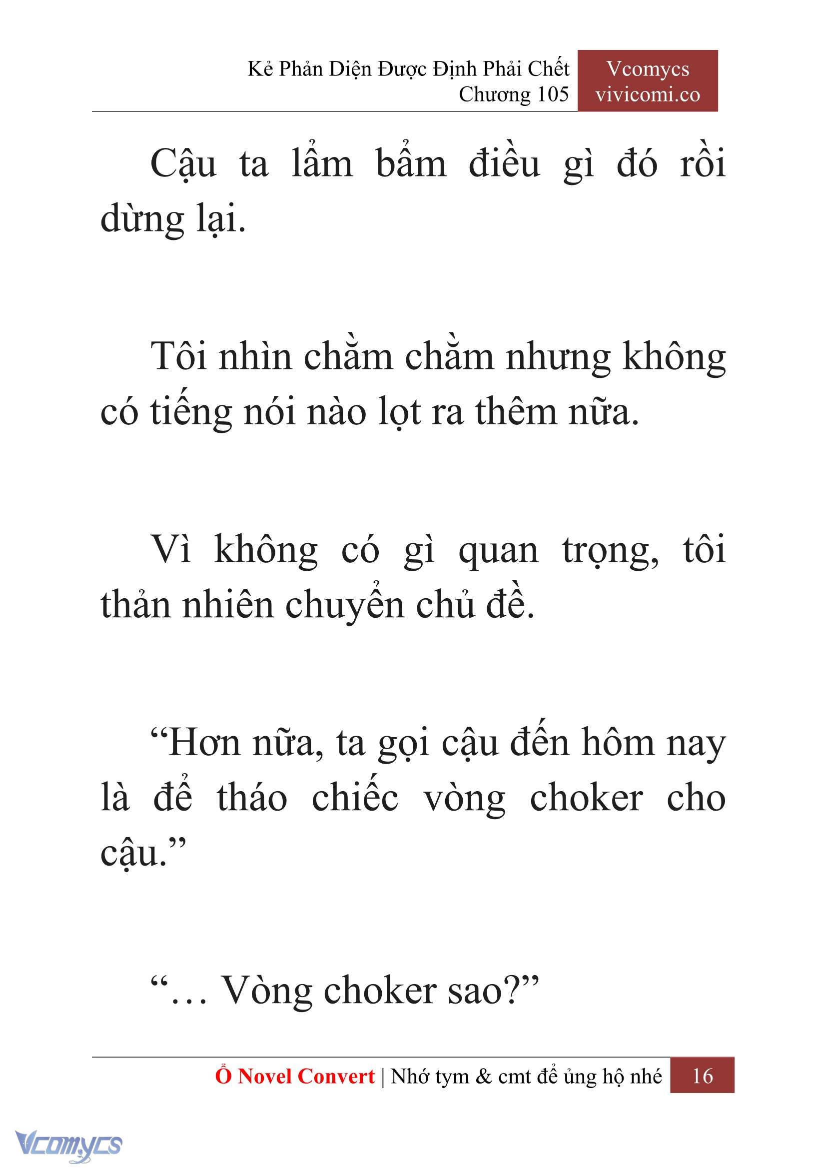 [Novel] Kẻ Phản Diện Được Định Phải Chết Chap 105 - Next Chap 106