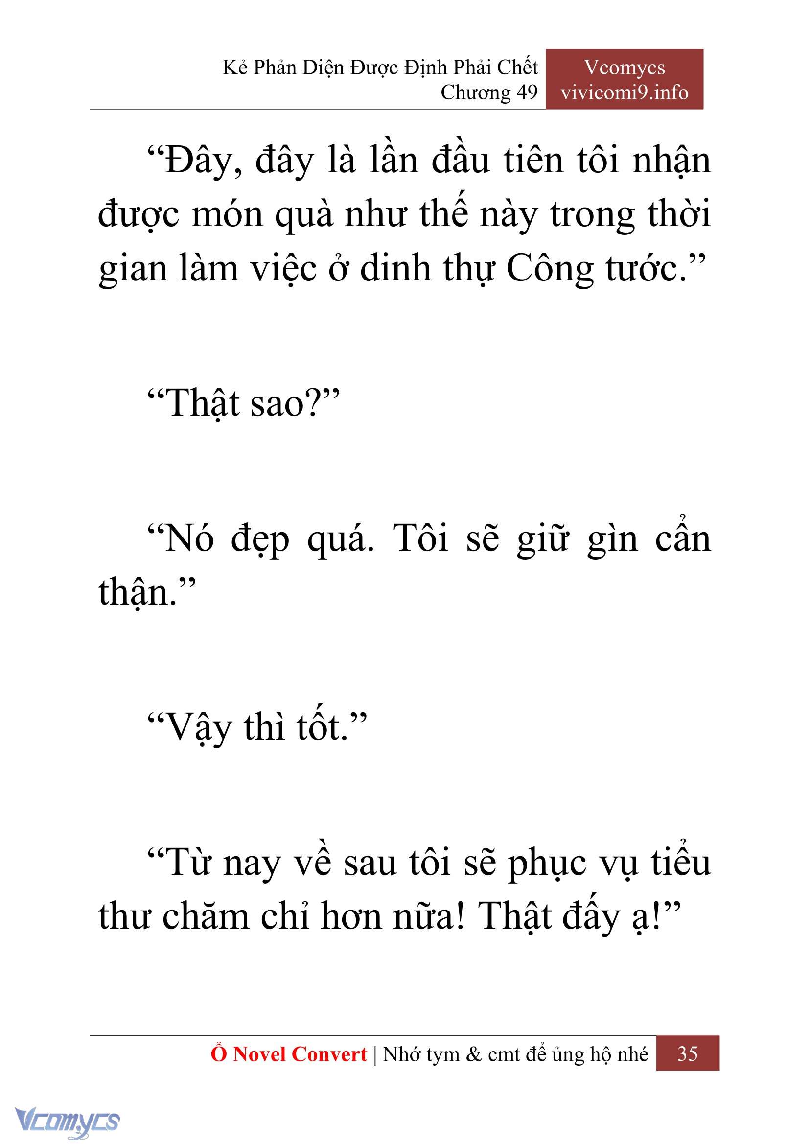 [Novel] Kẻ Phản Diện Được Định Phải Chết Chap 49 - Next Chap 50