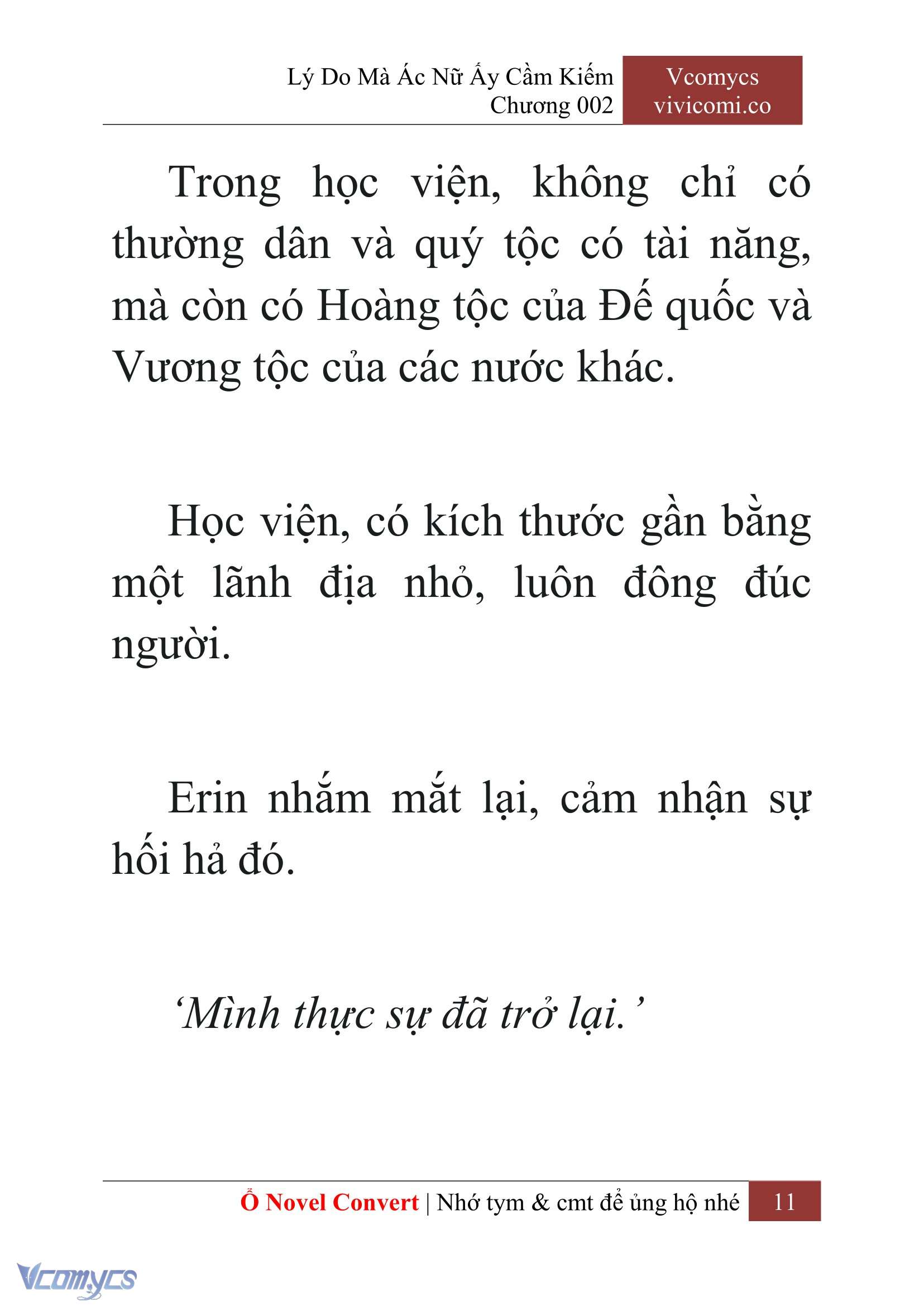 [Novel] Lý Do Mà Ác Nữ Ấy Cầm Kiếm Chap 2 - Next Chap 3