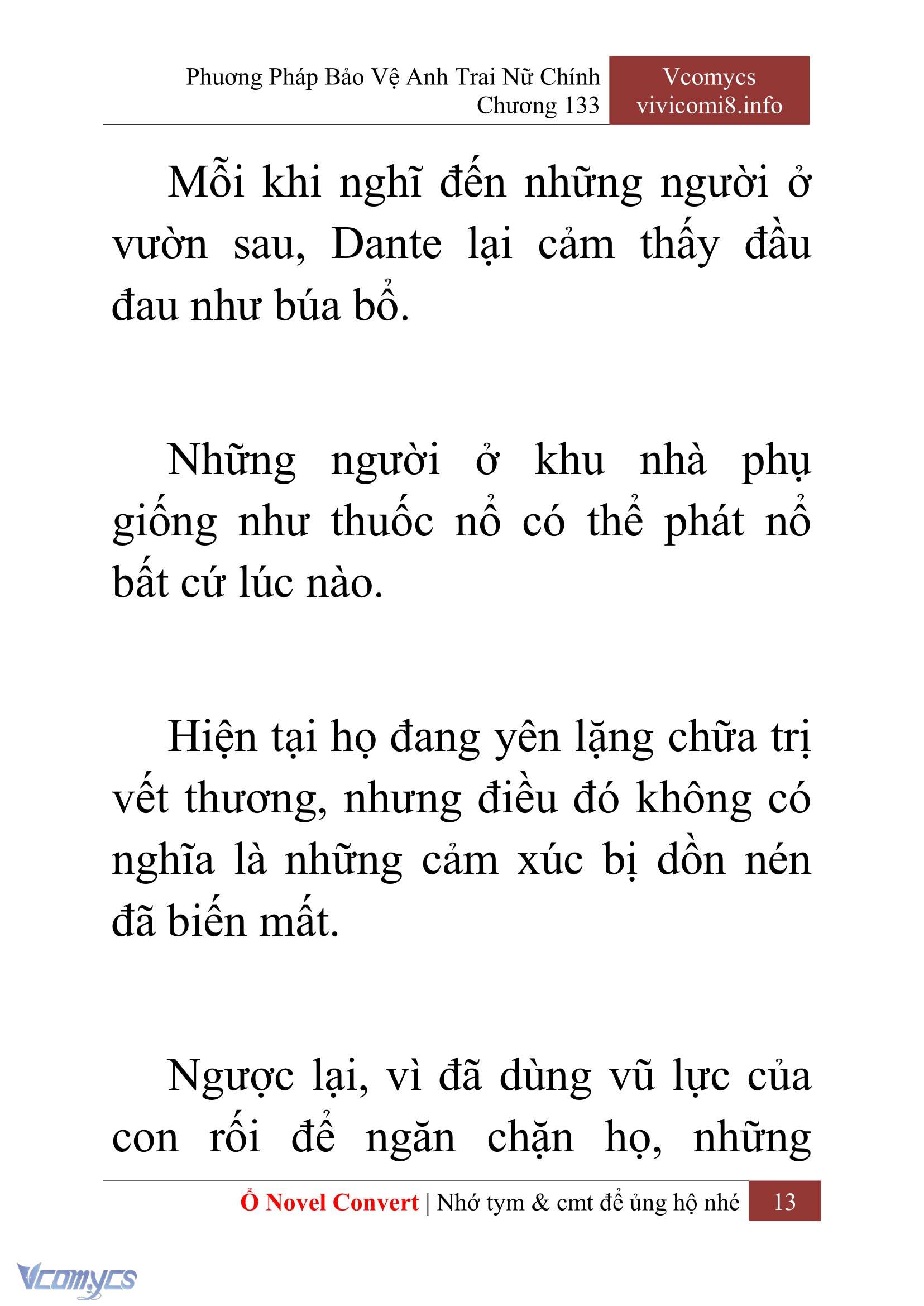 [Novel] Phương Pháp Bảo Vệ Anh Trai Nữ Chính Chap 133 - Trang 2