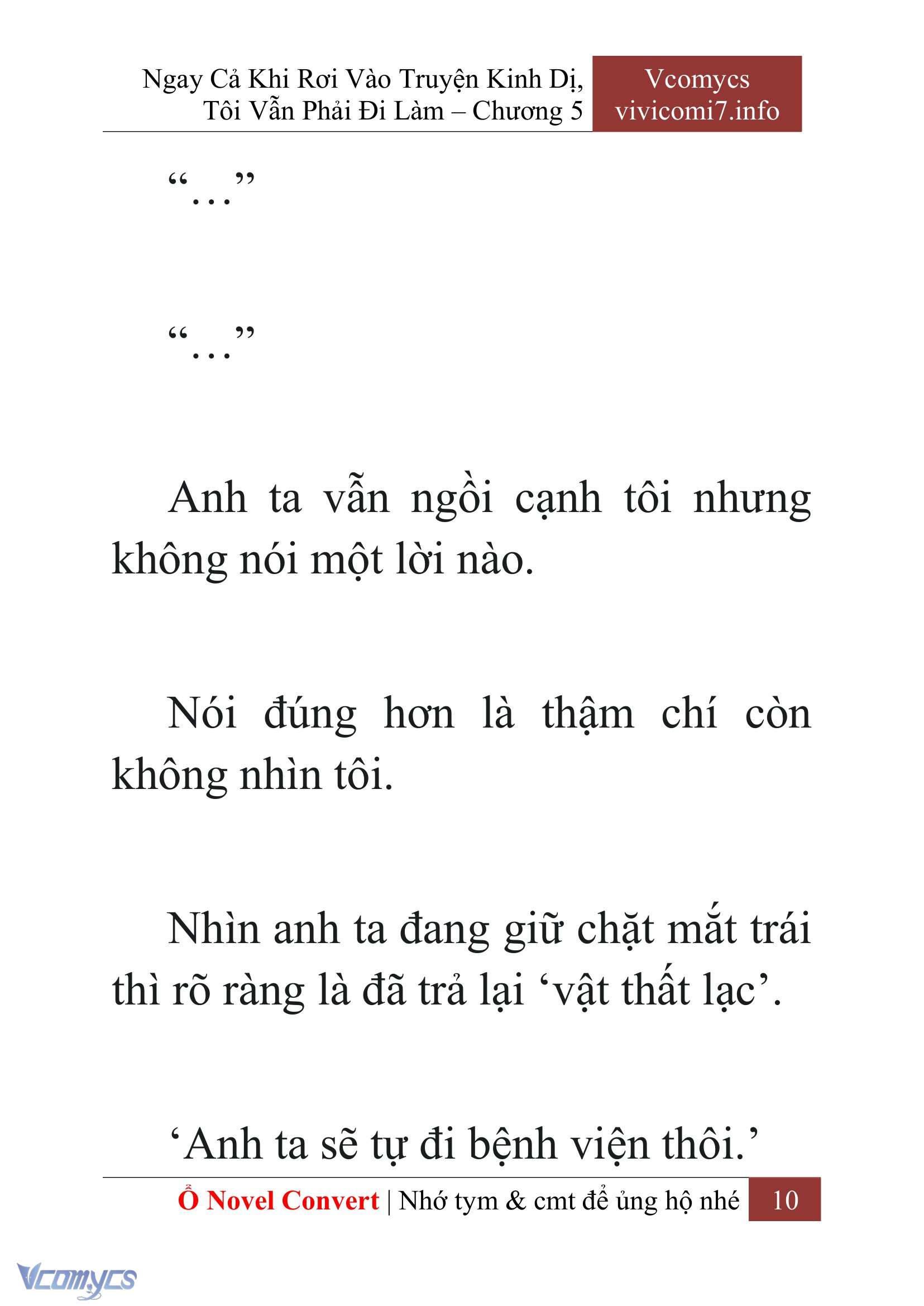 [Novel] Ngay Cả Khi Rơi Vào Truyện Kinh Dị, Tôi Vẫn Phải Đi Làm Chap 5 - Trang 2