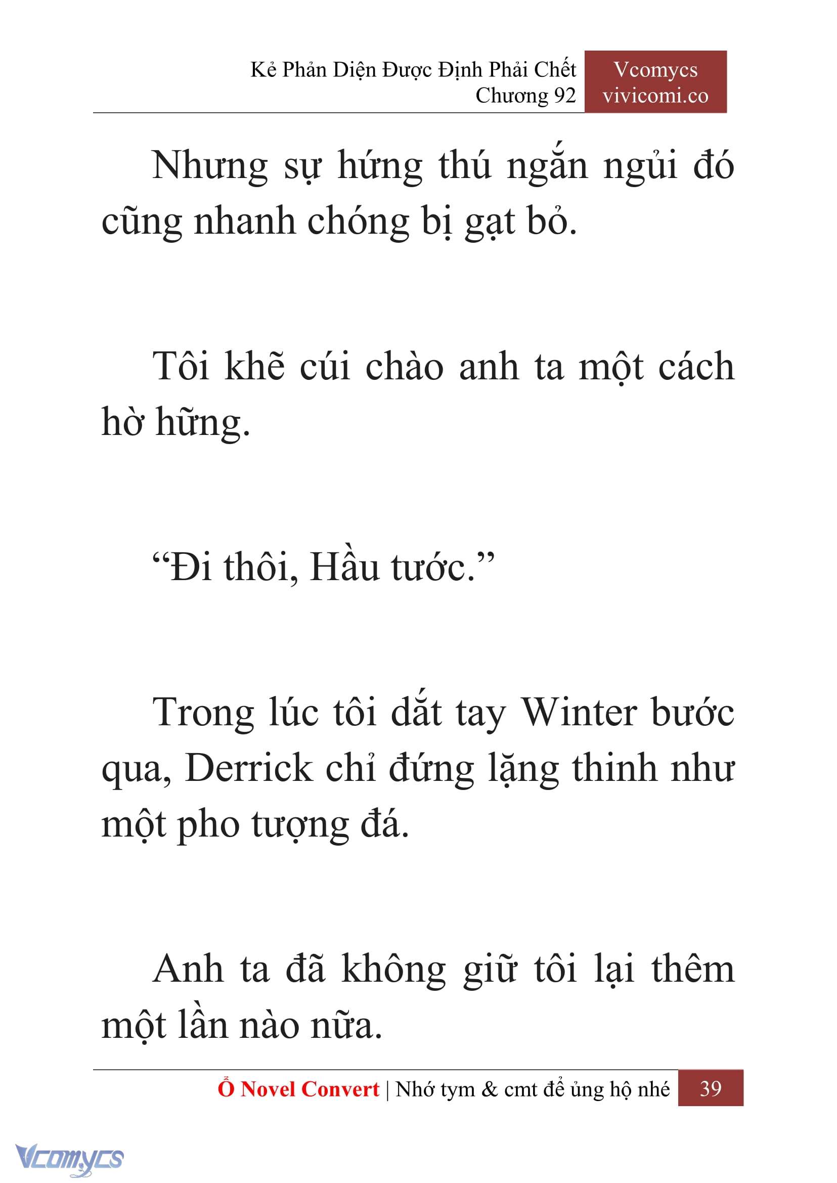[Novel] Kẻ Phản Diện Được Định Phải Chết Chap 92 - Trang 2