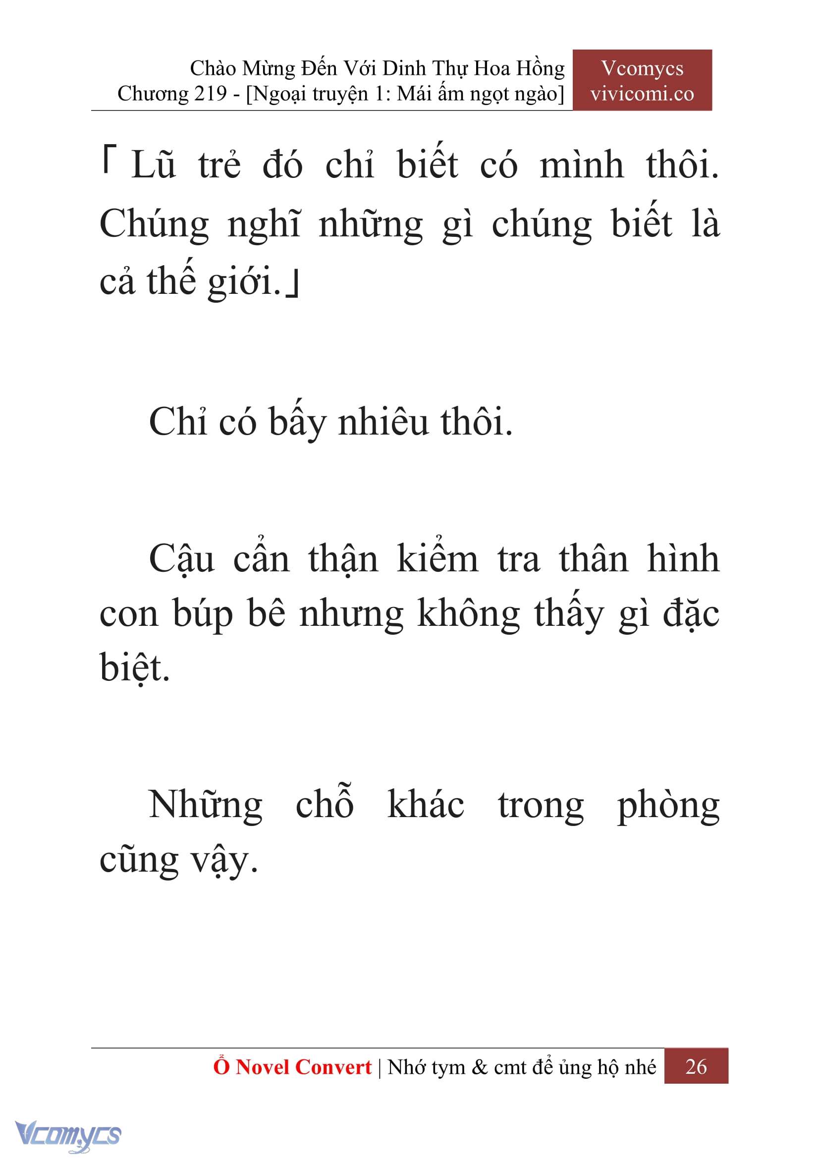 [Novel] Chào Mừng Đến Với Dinh Thự Hoa Hồng Chap 219 - Trang 2