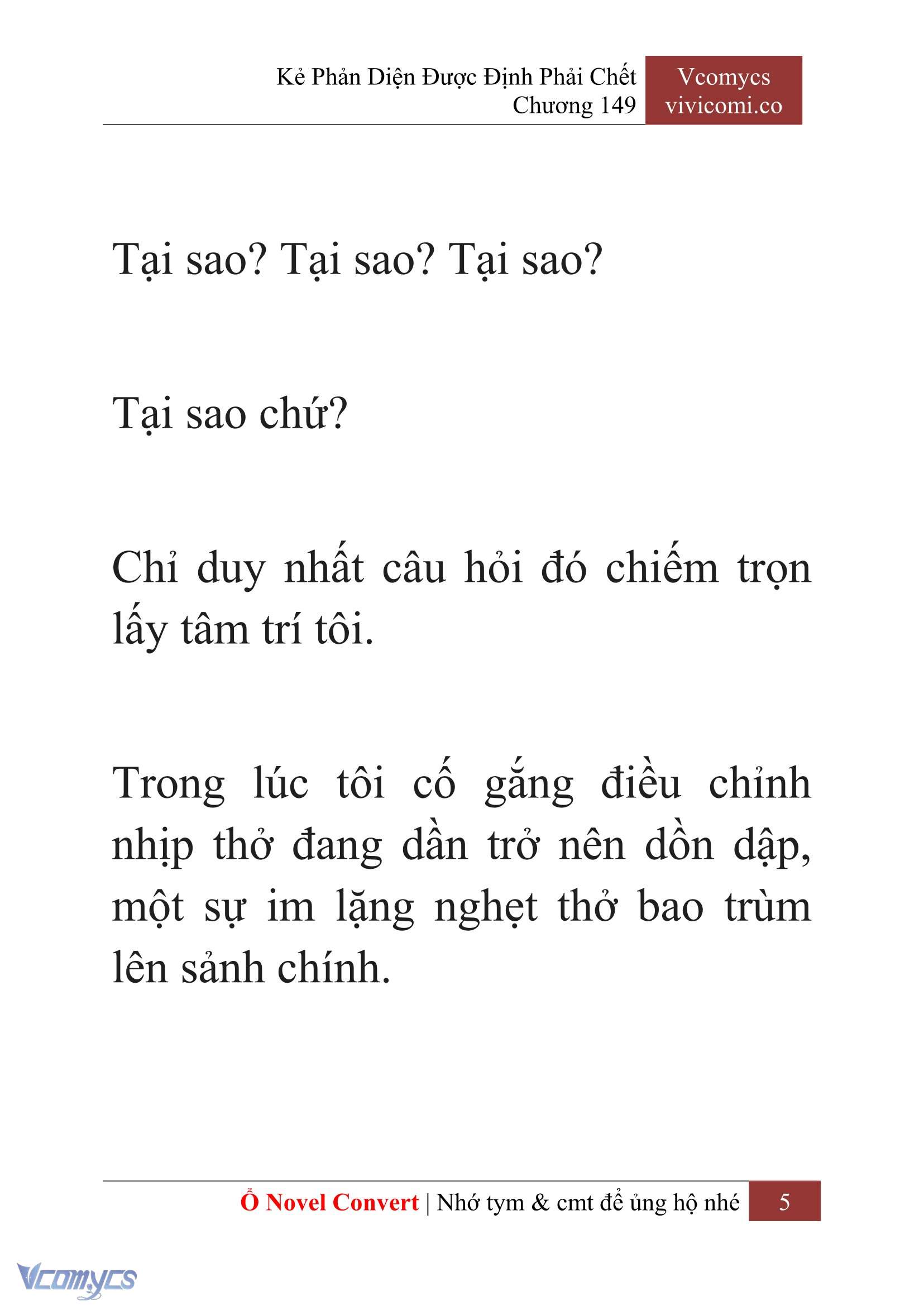 [Novel] Kẻ Phản Diện Được Định Phải Chết Chap 149 - Next Chap 150
