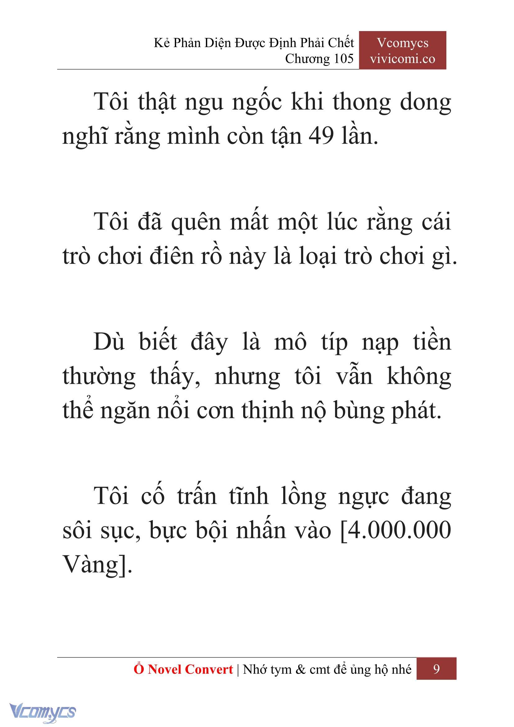 [Novel] Kẻ Phản Diện Được Định Phải Chết Chap 105 - Next Chap 106